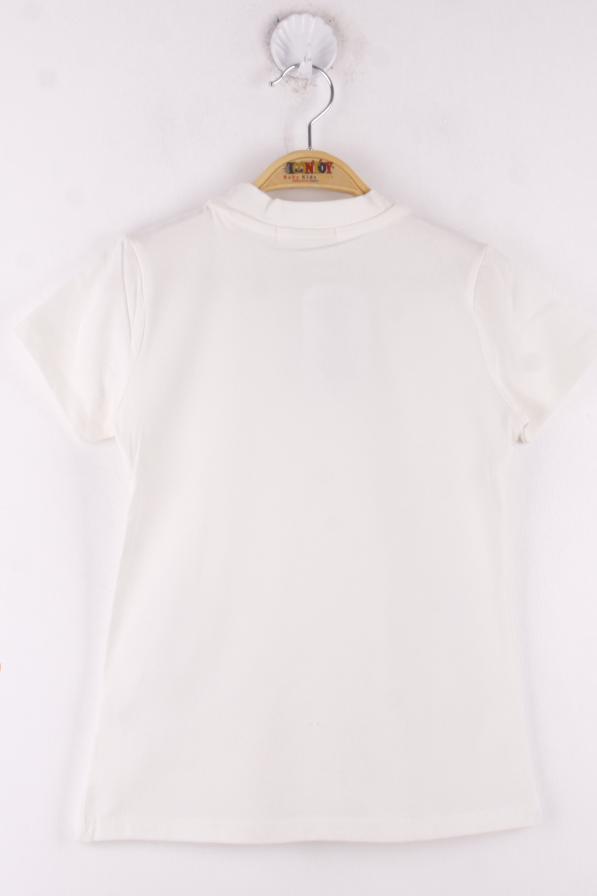 Toontoy Kız Çocuk Önü Dantelli T-Shirt