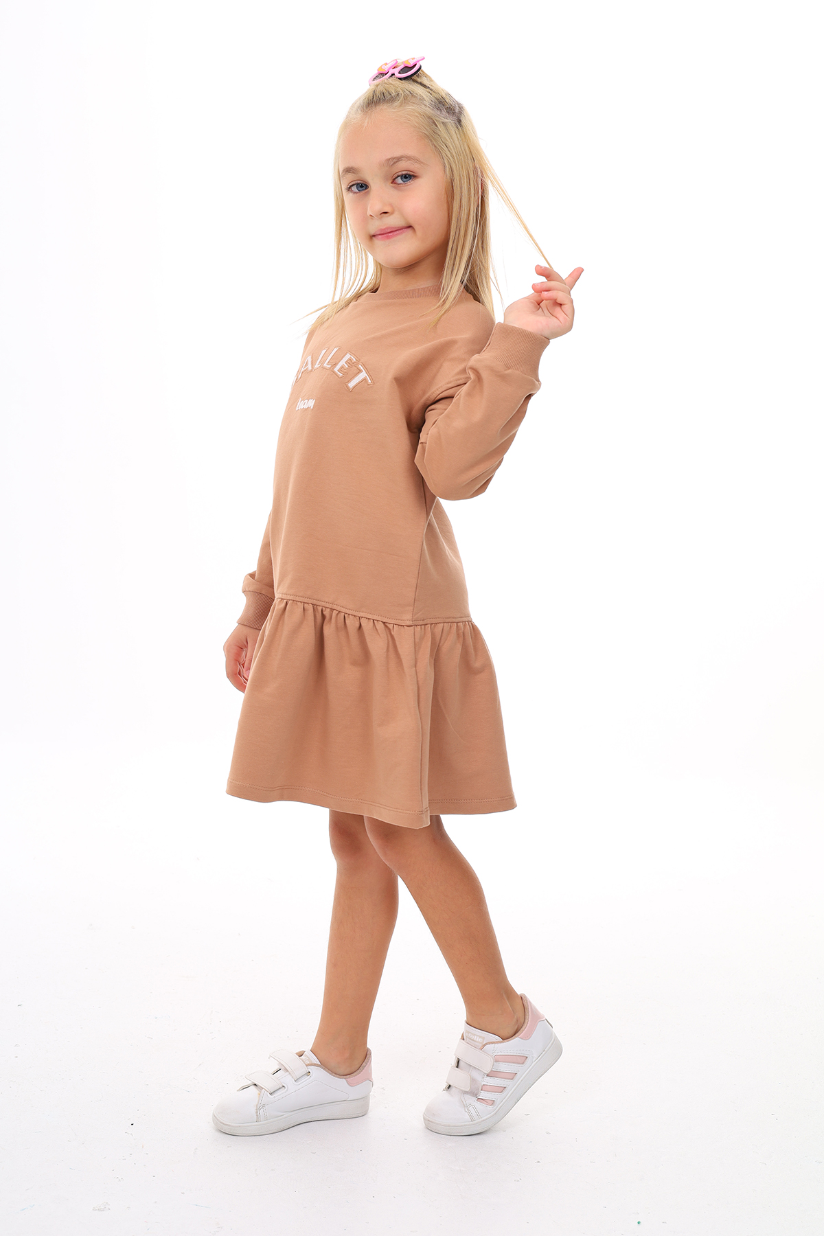 Toontoy Kız Çocuk Ballet Team Nakışlı Elbise
