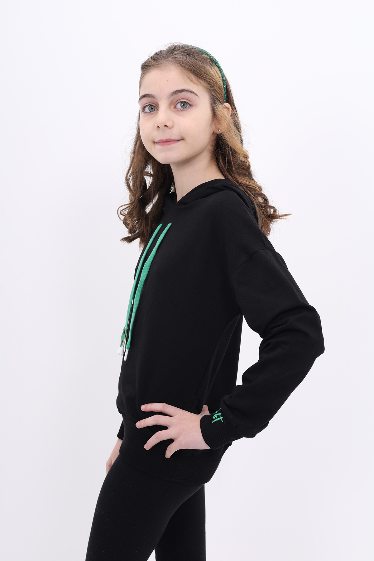 Toontoy Kız Çocuk Nakışlı Sweatshirt