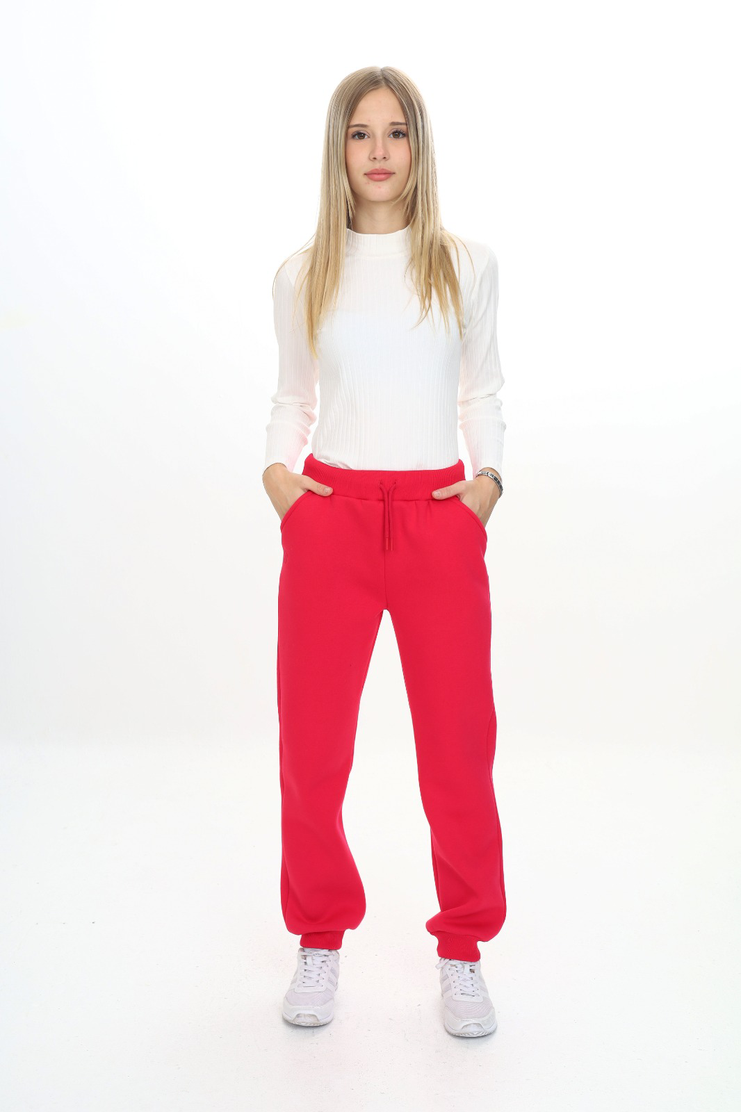 Toontoy Kız Çocuk Nakışlı Eşofman Alt