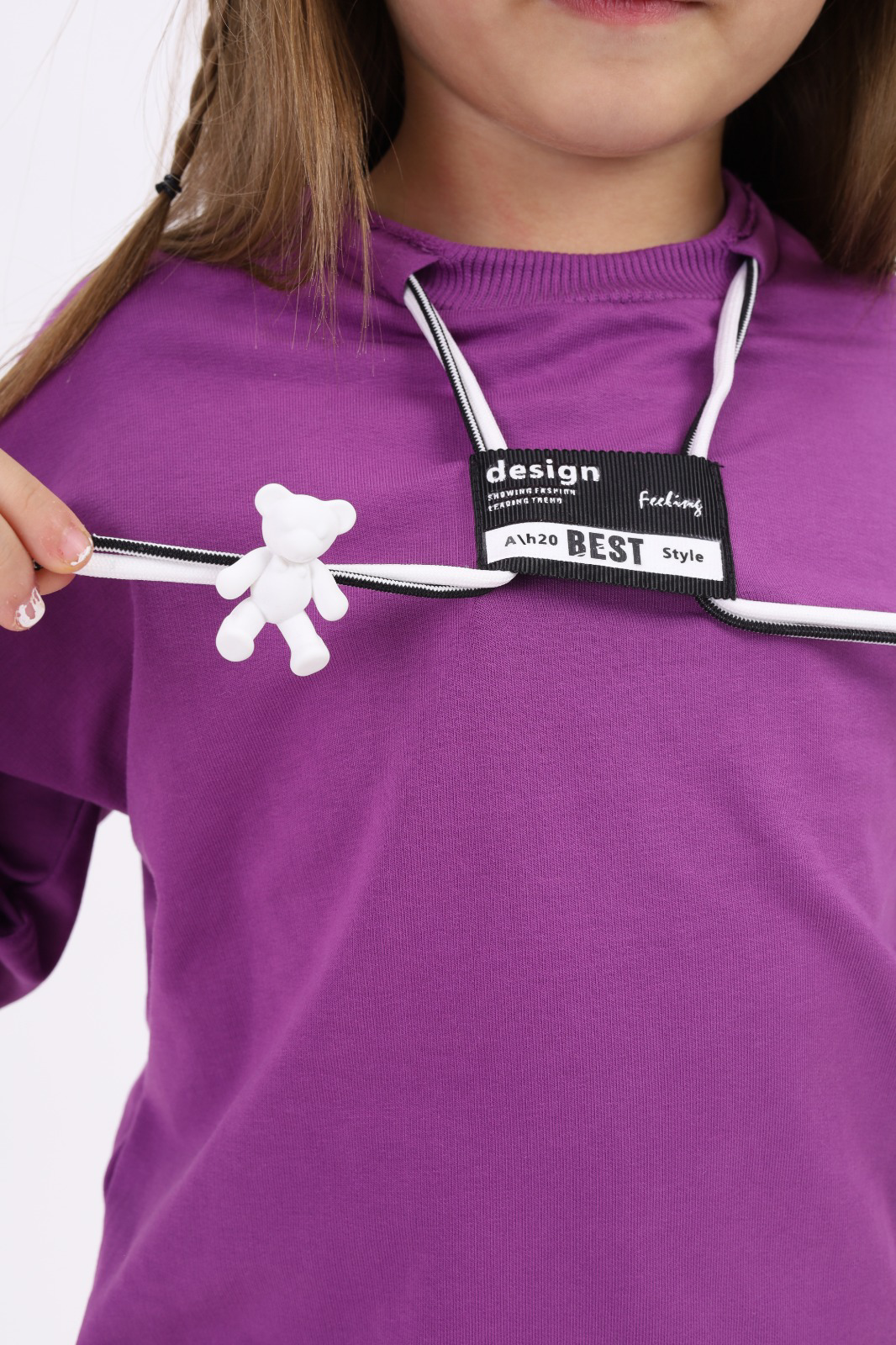Toontoy Kız Çocuk Baskılı Sweatshirt