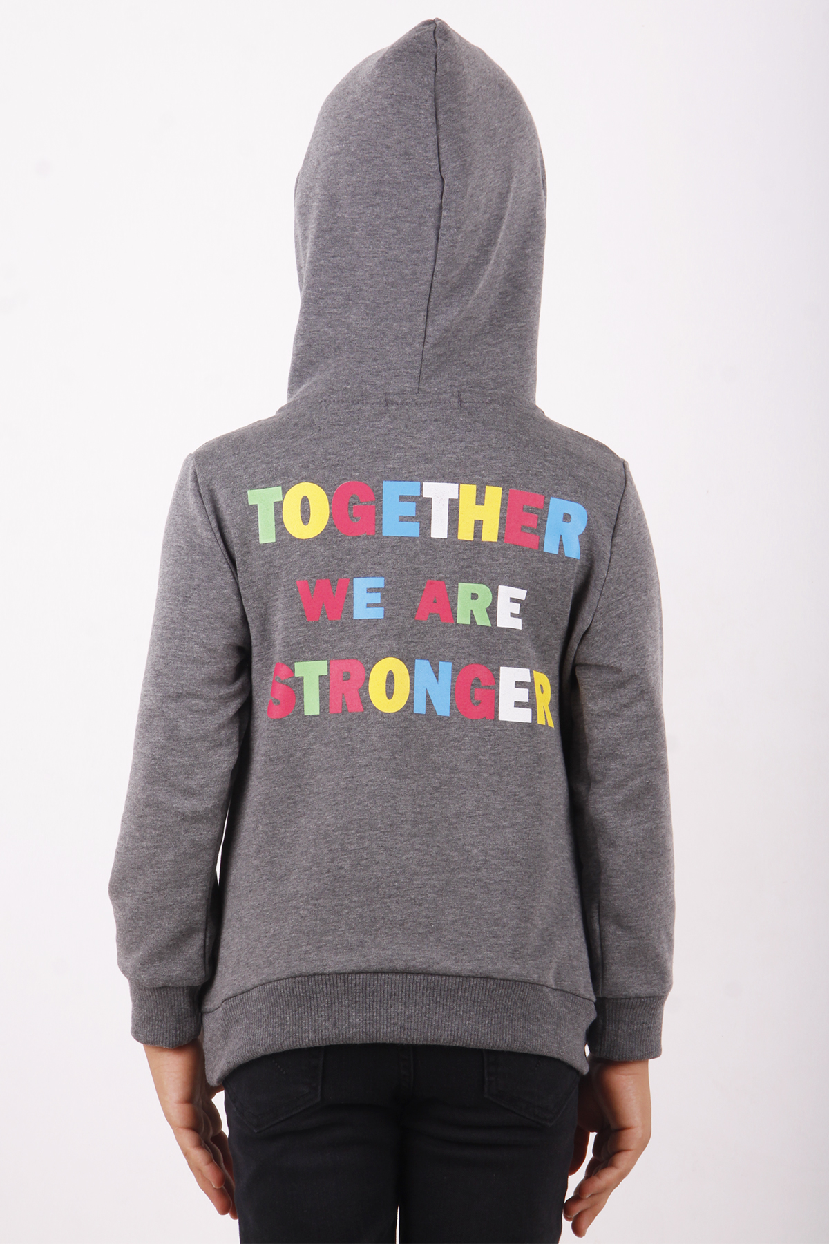 Toontoy Kız Çocuk Stronger Baskılı Sweatshirt