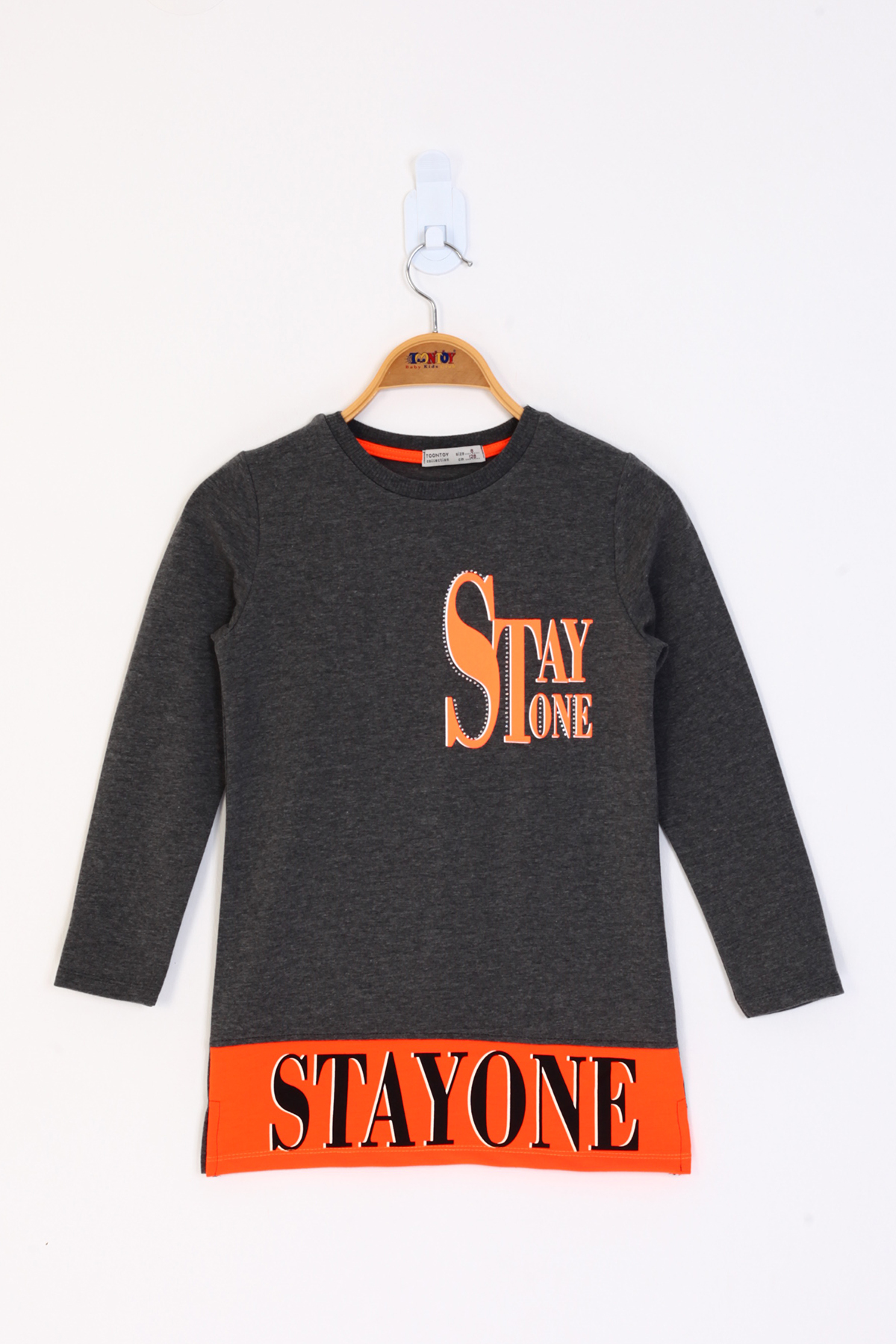 Toontoy Kız Çocuk Stay One Baskılı Tişört