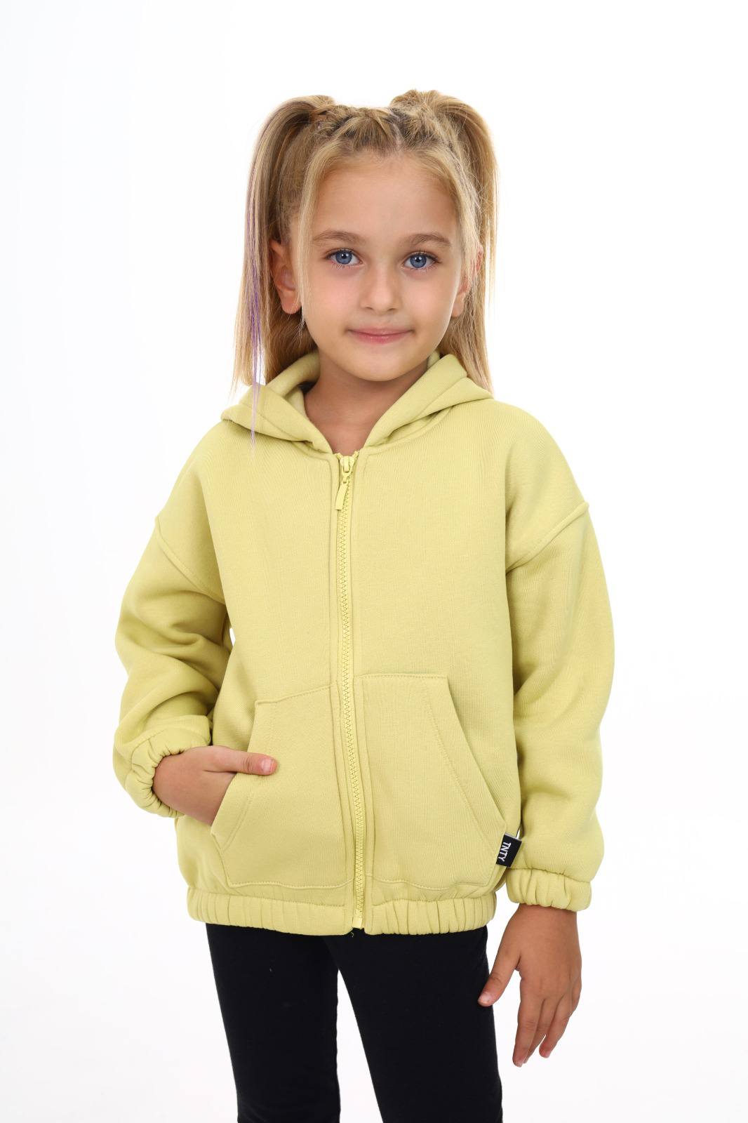 Toontoy Kız Çocuk Kapüşonlu Hırka