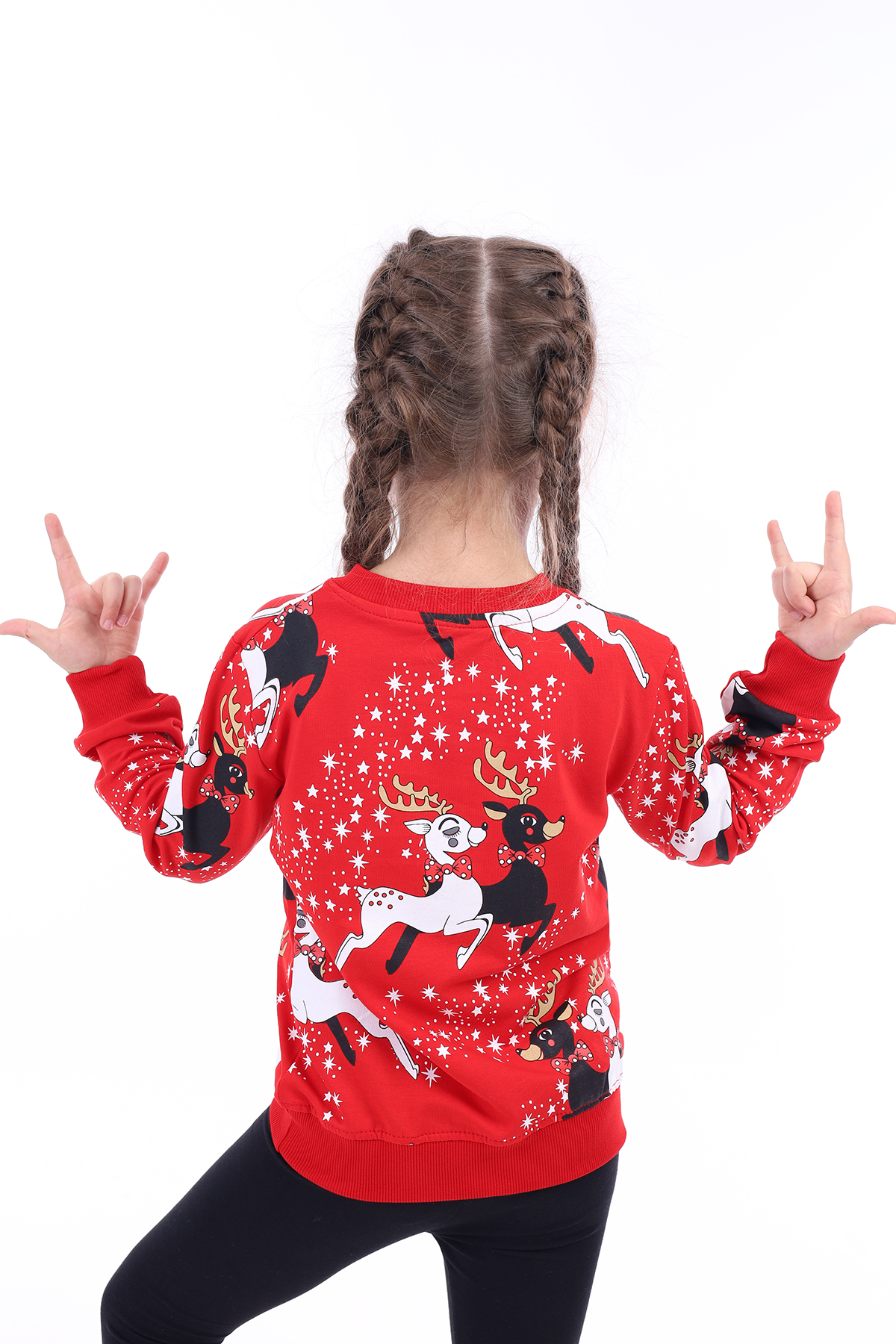 Toontoy Kız Çocuk Baskılı Sweatshirt