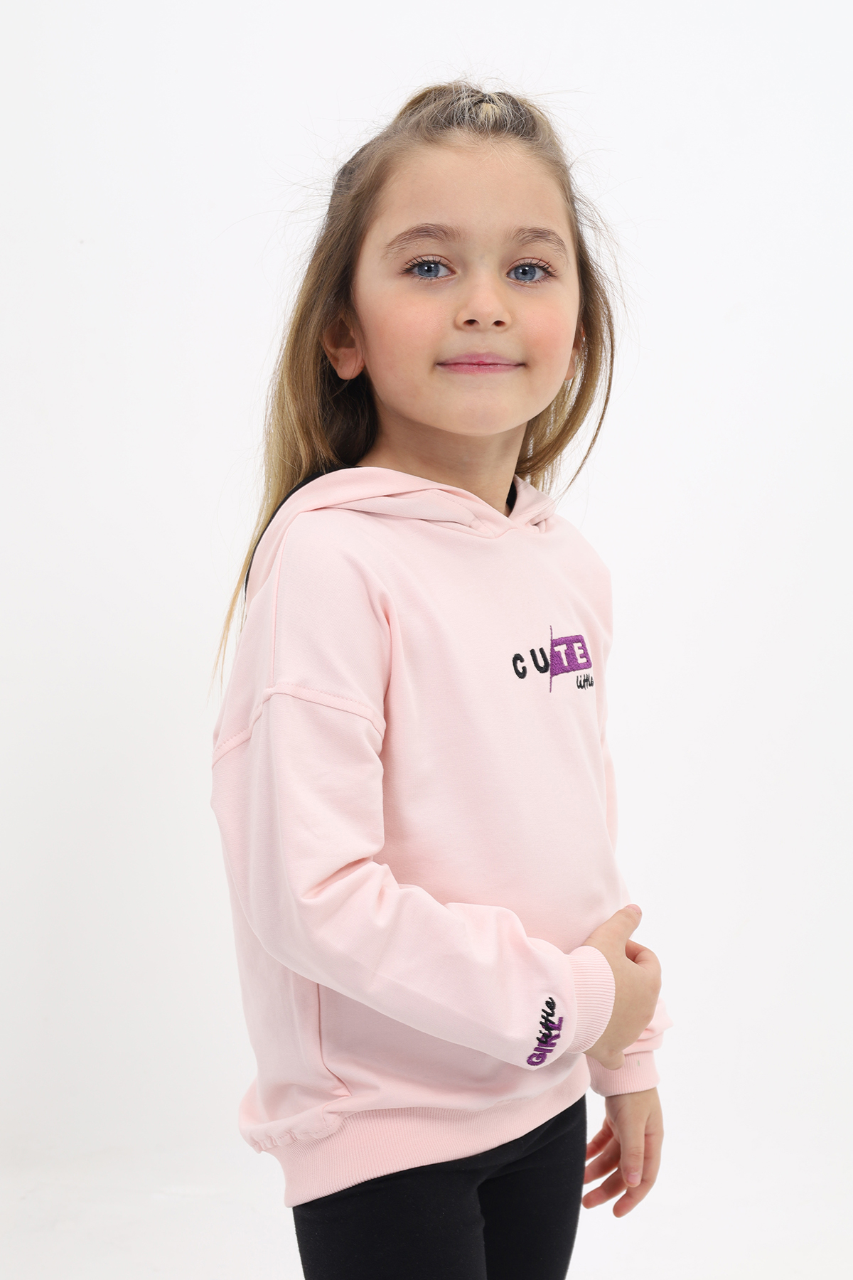 Toontoy Kız Çocuk Nakışlı Sweatshirt
