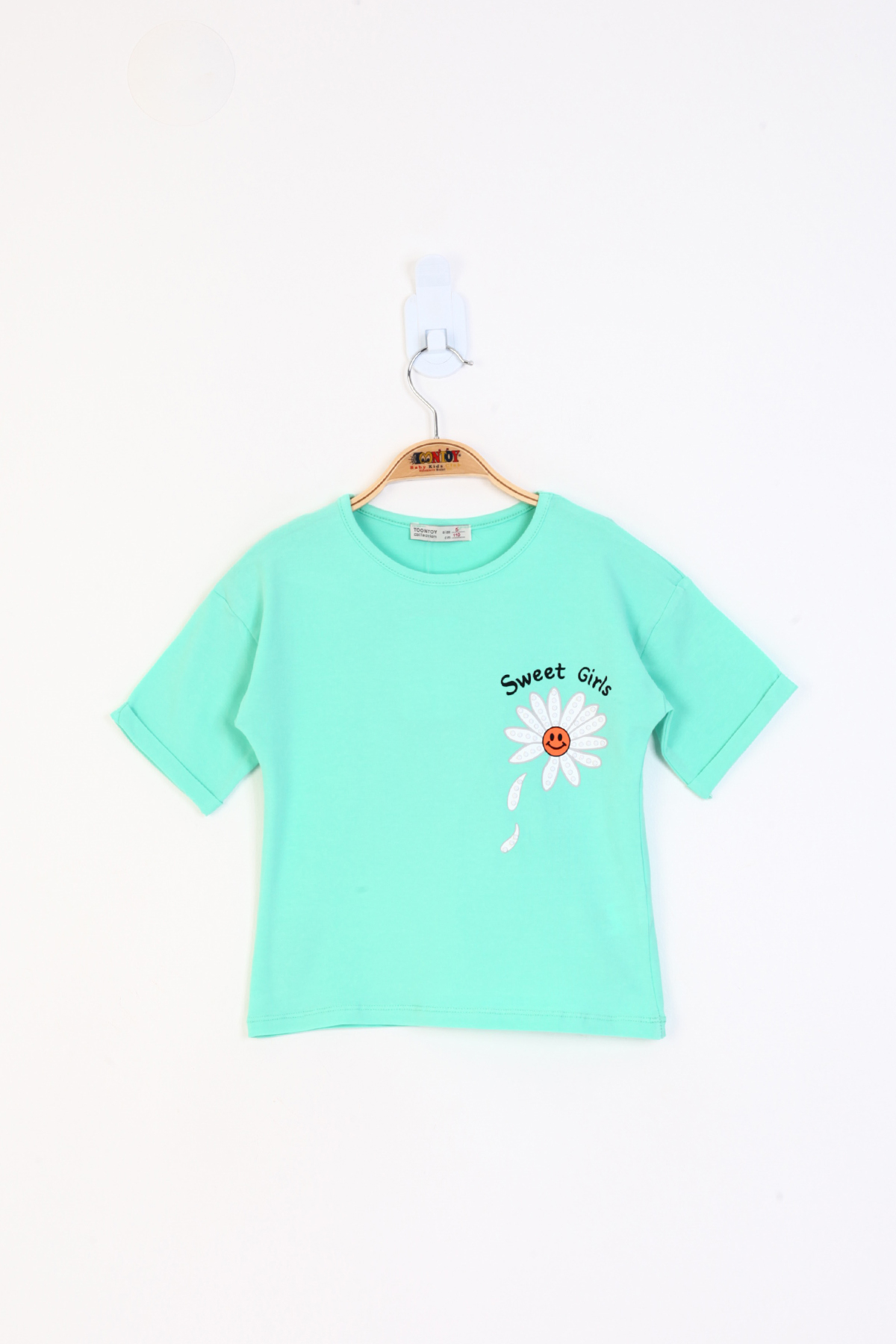 Toontoy Kız Çocuk Baskılı Tişört