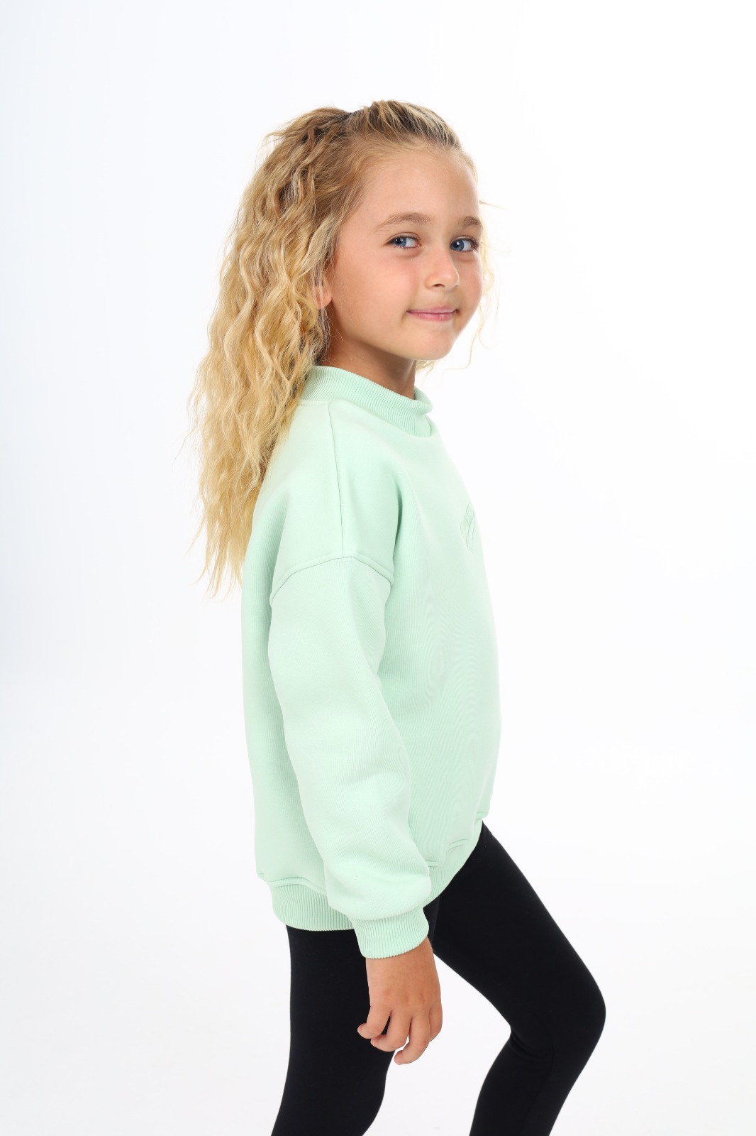 Toontoy Kız Çocuk Nakışlı Sweatshirt