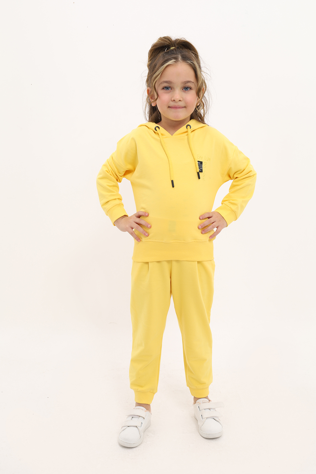 Toontoy Kız Çocuk Nakışlı Eşofman Takım