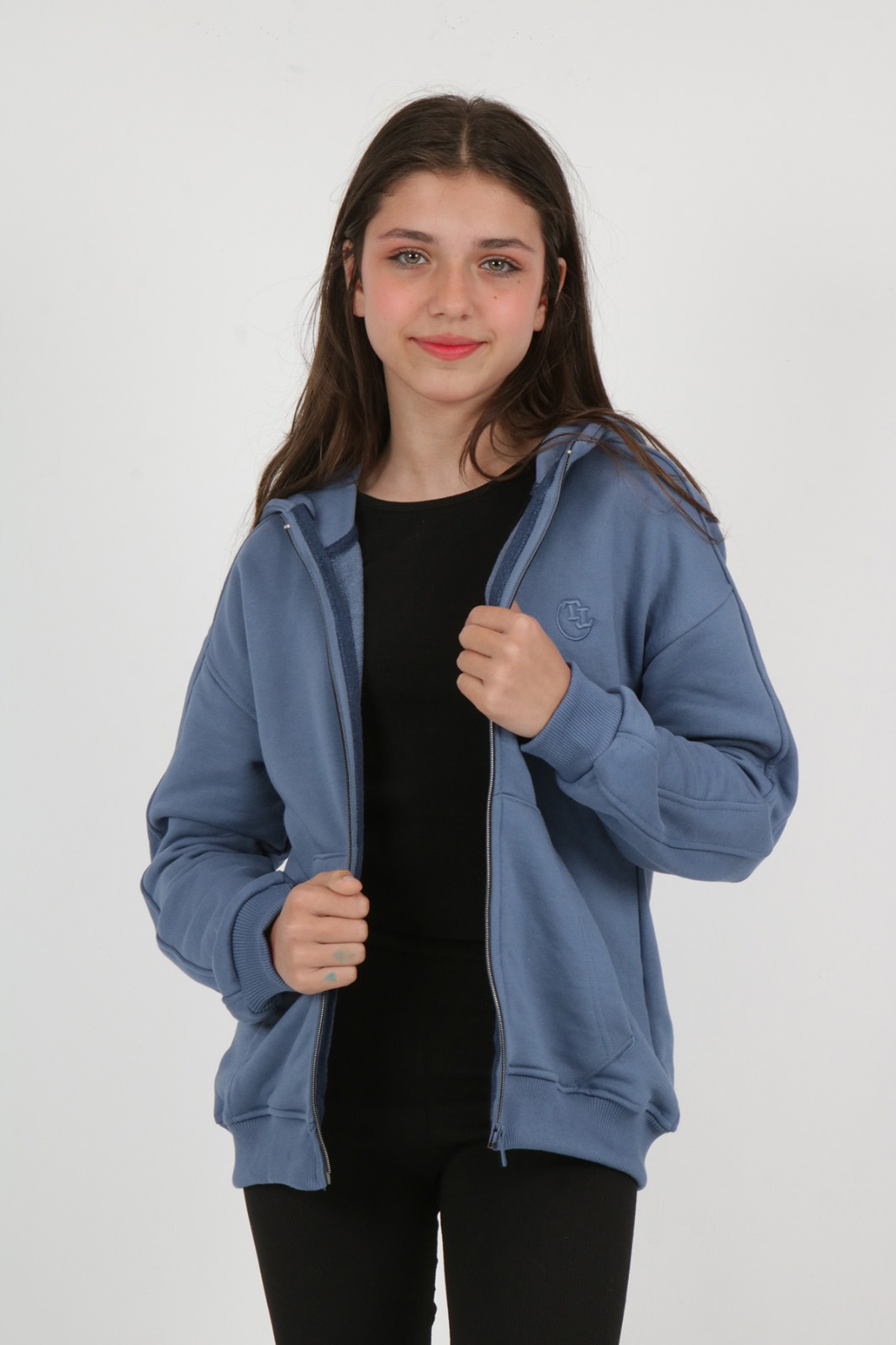 Toontoy Kız Çocuk TT Nakışlı Hırka