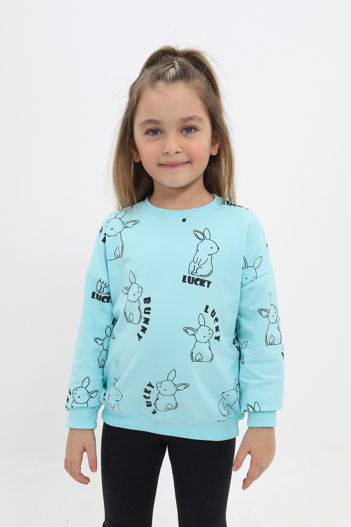 Toontoy Kız Çocuk Baskılı Sweatshirt