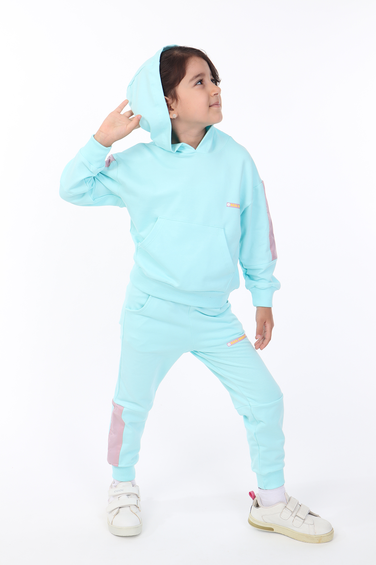 Toontoy Kız Çocuk Baskılı Eşofman Takım