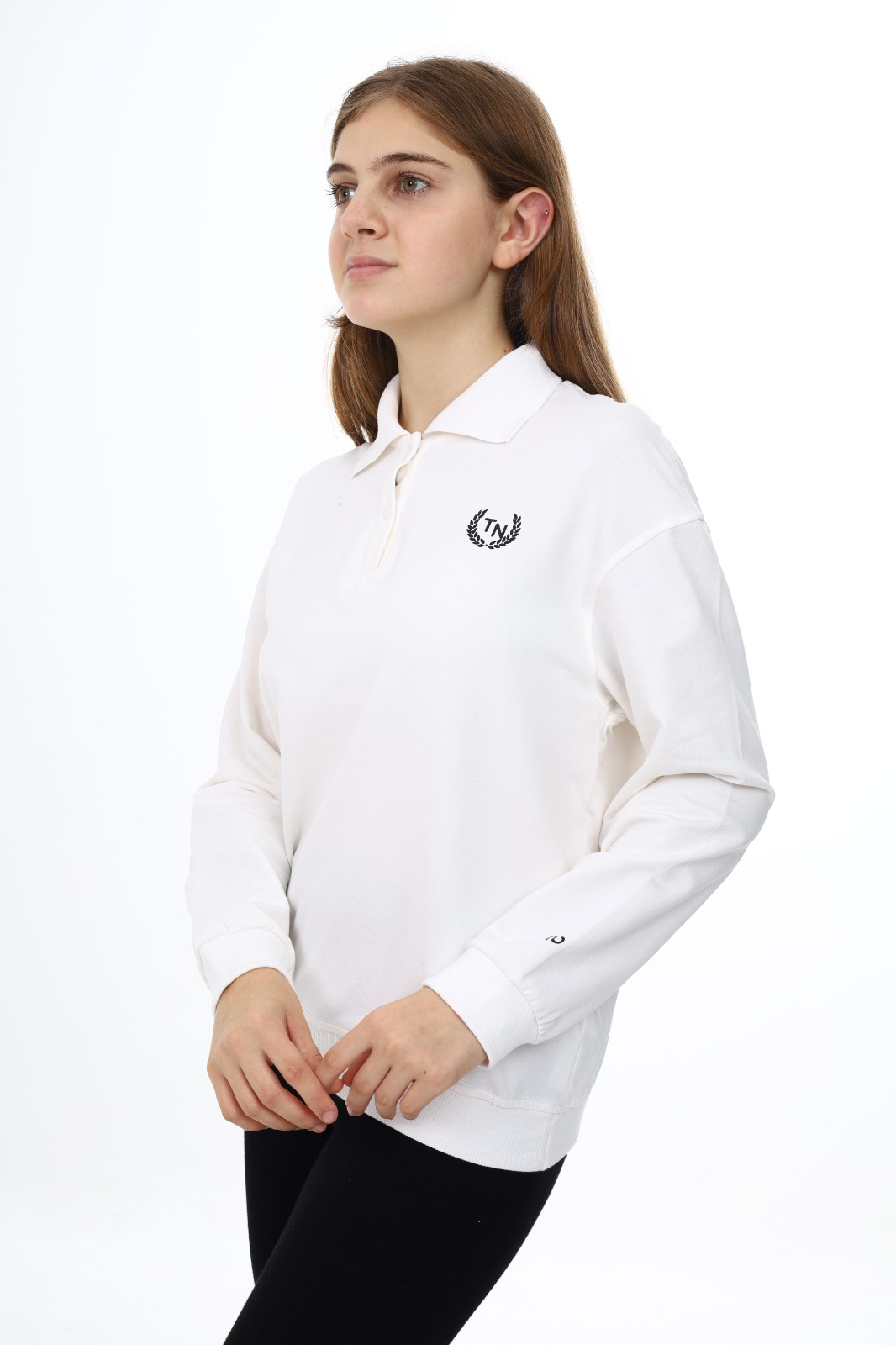 Toontoy Kız Çocuk  Çelenk Tnty  Baskılı Sweatshirt