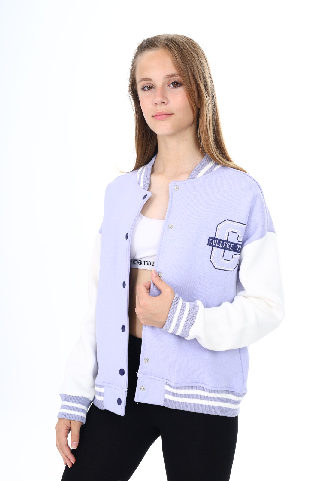 Toontoy  Kız Çocuk Nakışlı Kolej Hırka