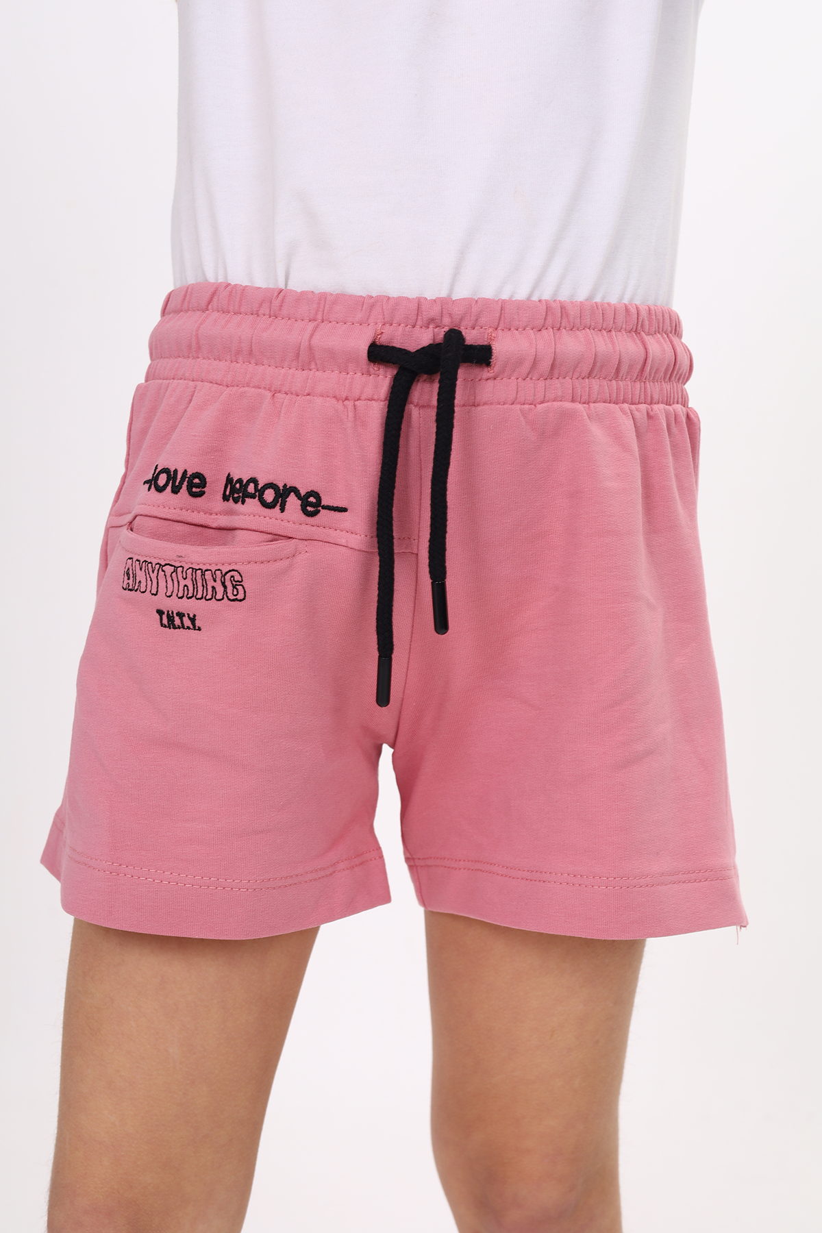 Toontoy  Kız Çocuk Nakışlı Şort