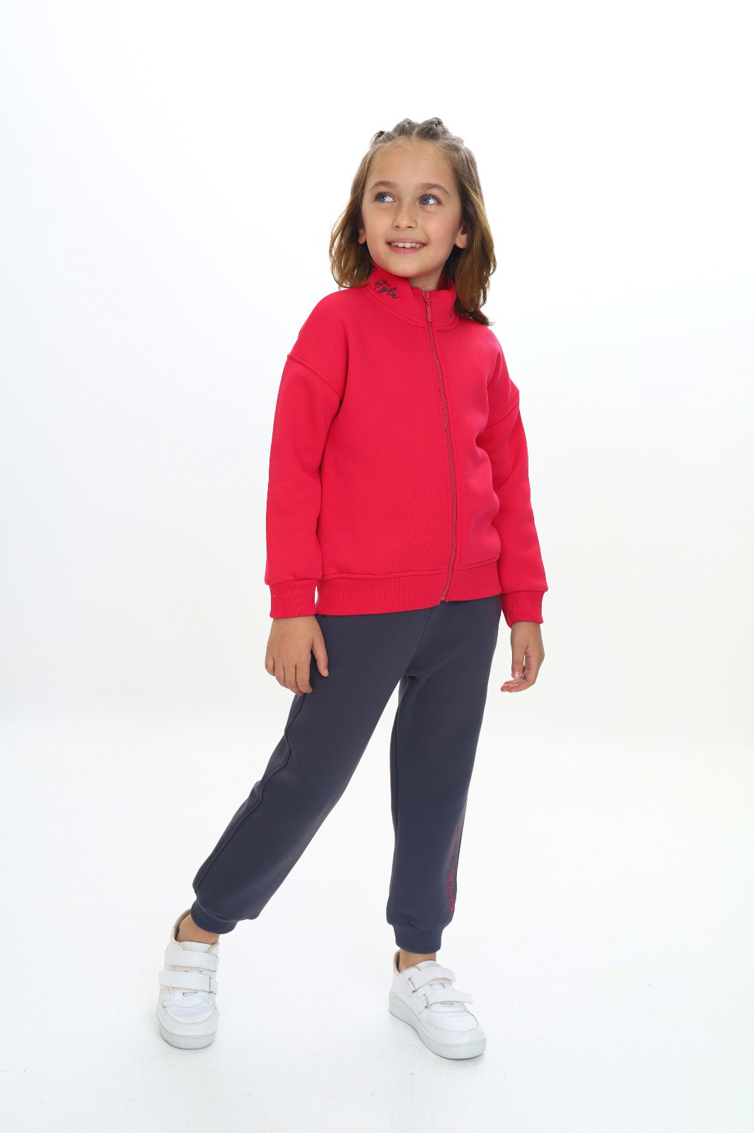 Toontoy Kız Çocuk Tnty Style Nakışlı Eşofman Takım