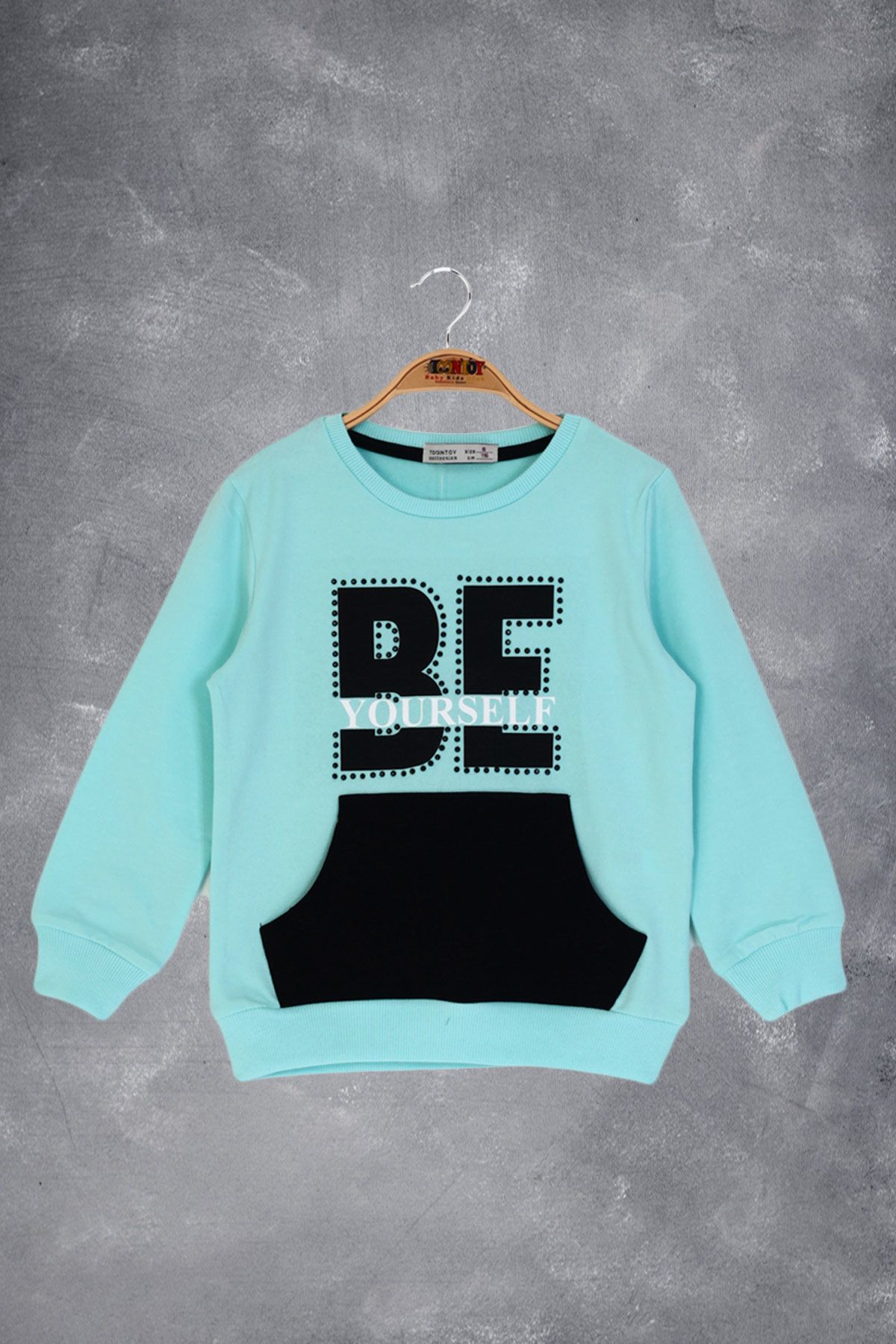 Toontoy Kız Çocuk Be Yourself Baskılı Sweatshirt