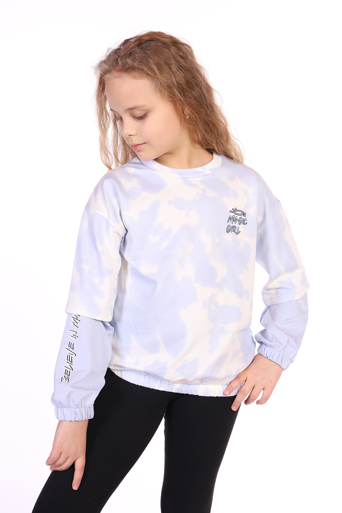 Toontoy Kız Çocuk Magic Girl Nakışlı Sweatshirt