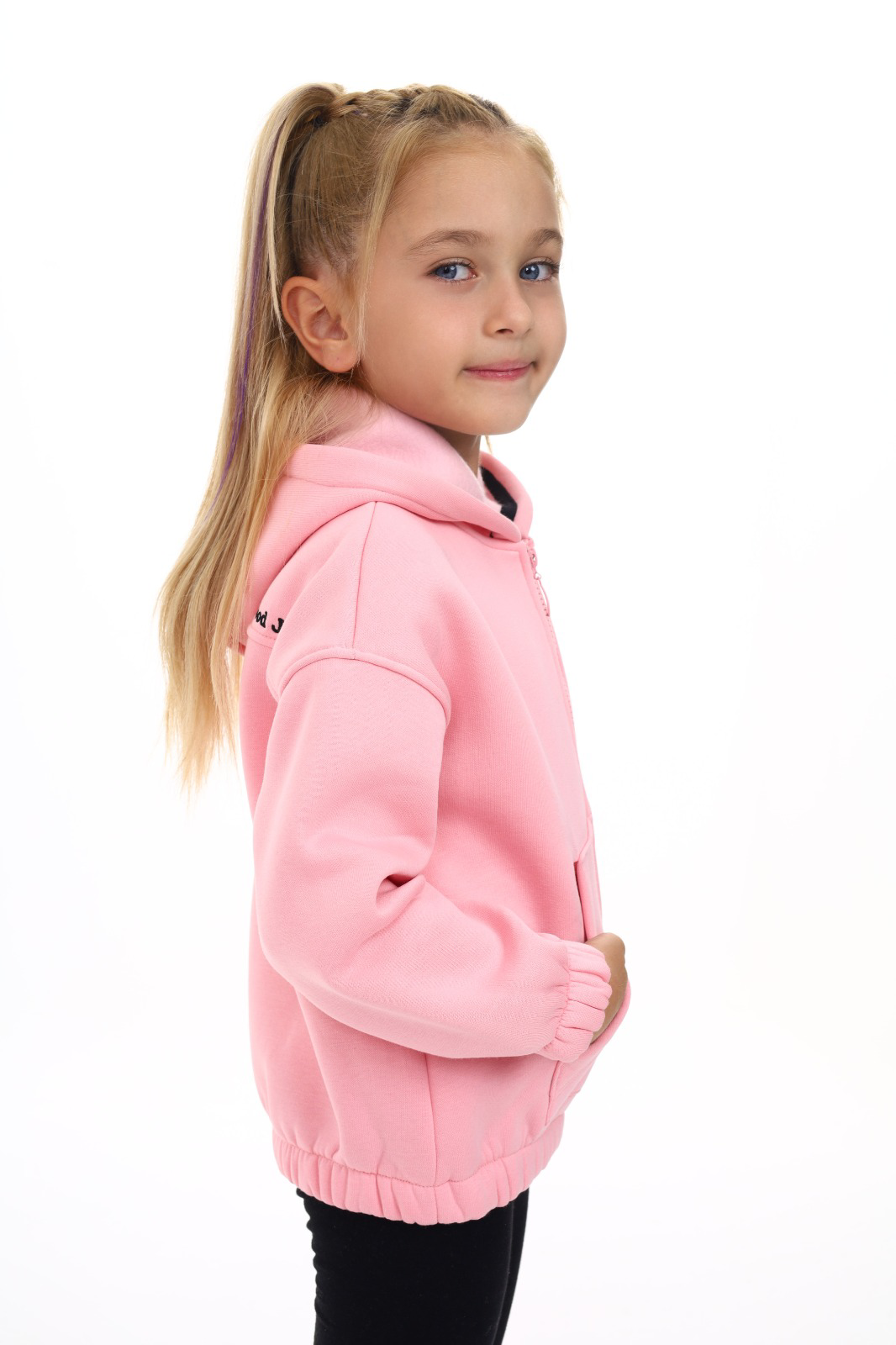 Toontoy Kız Çocuk Kapüşonlu Hırka