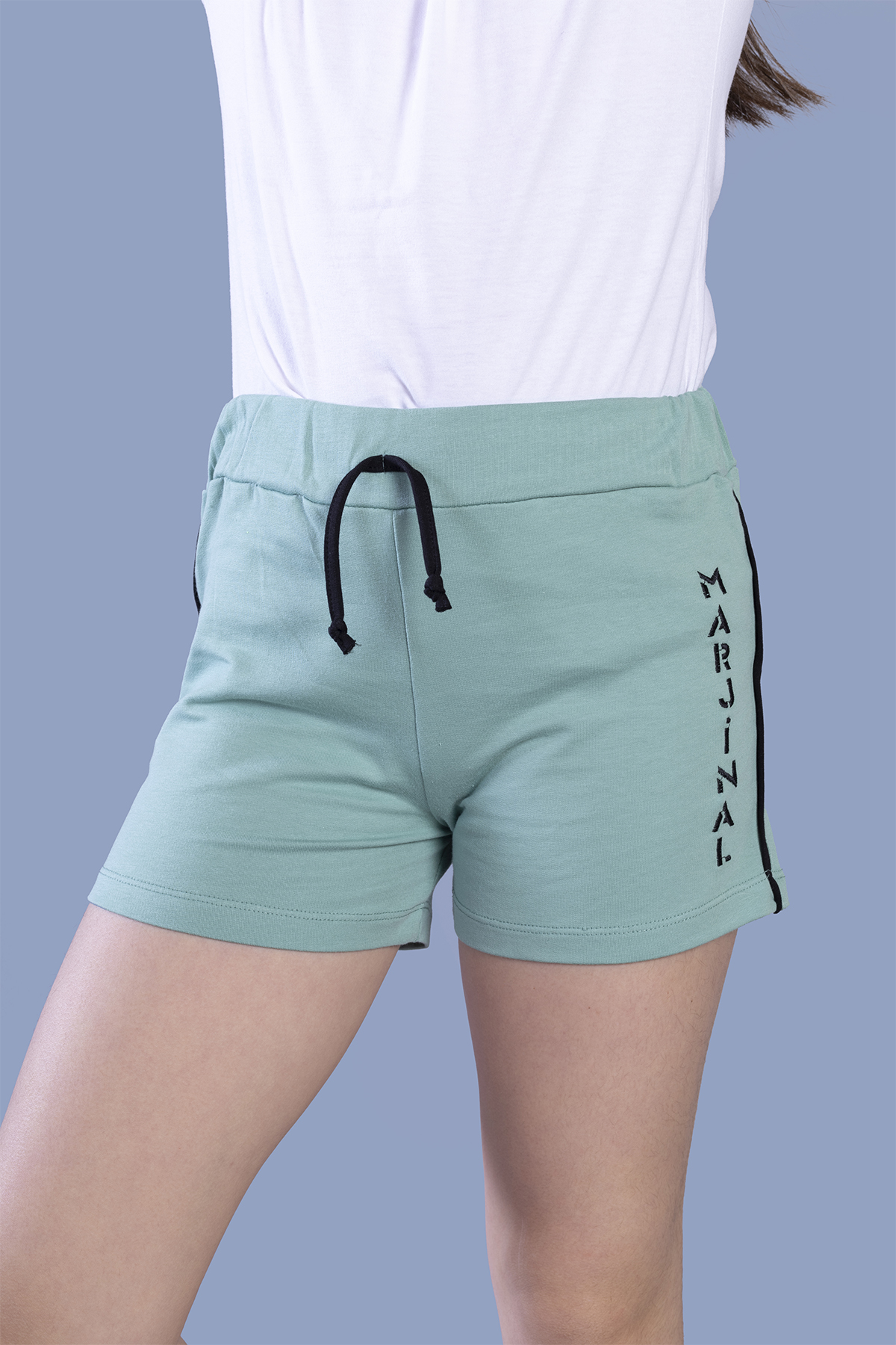 Toontoy Kız Çocuk Yazı Nakışlı Şort