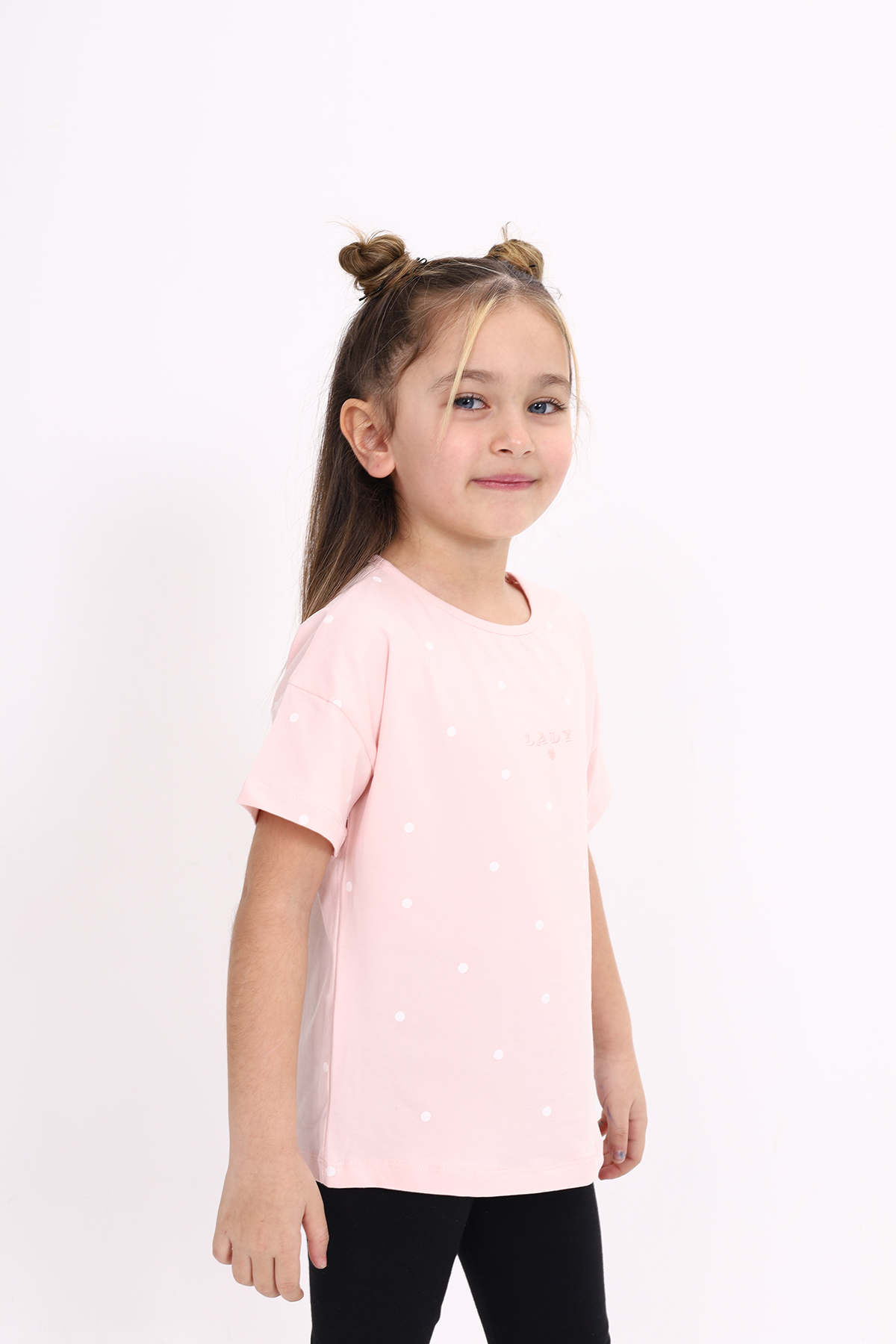 Toontoy Kız Çocuk Baskılı Tişört