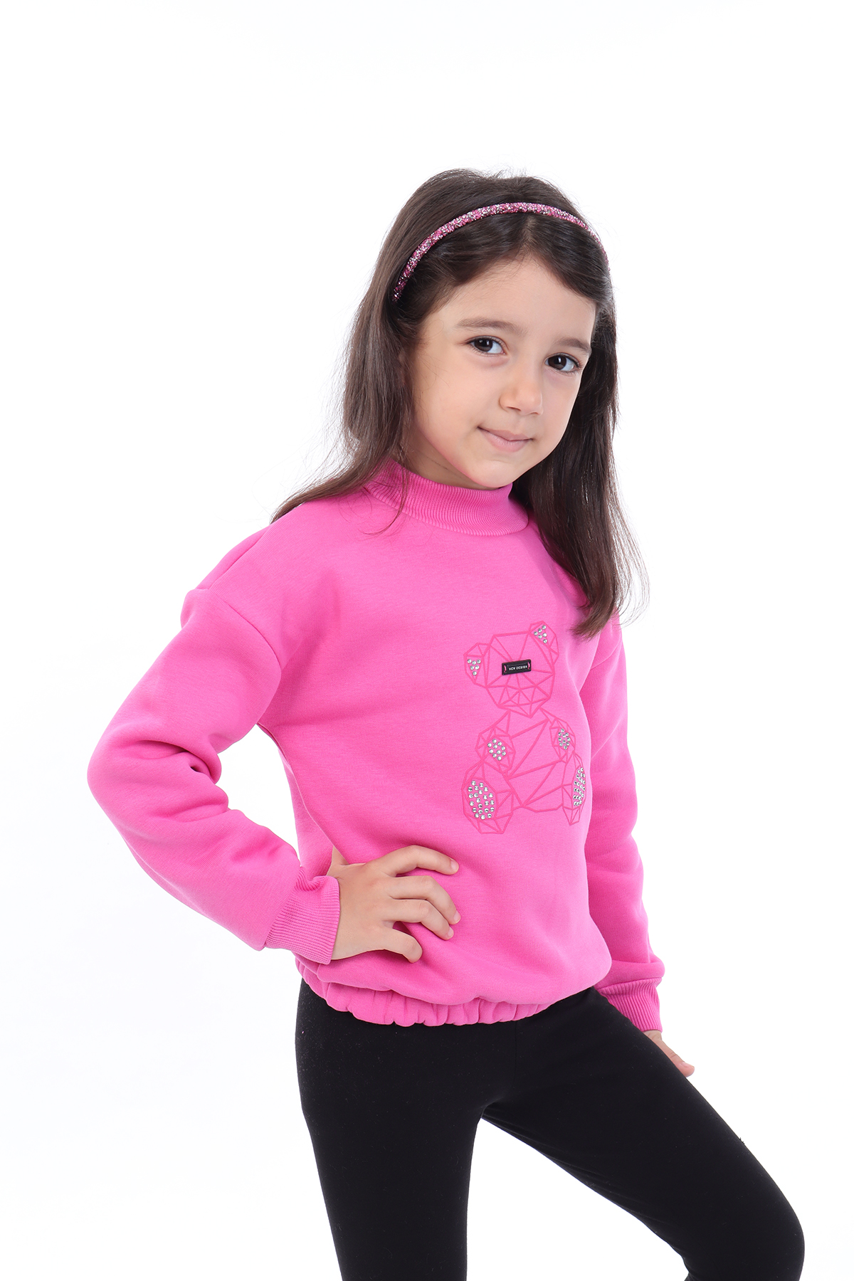 Toontoy Kız Çocuk Baskılı Sweatshirt