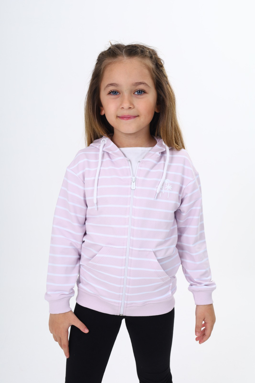 Toontoy Kız Çocuk Baskılı Hırka