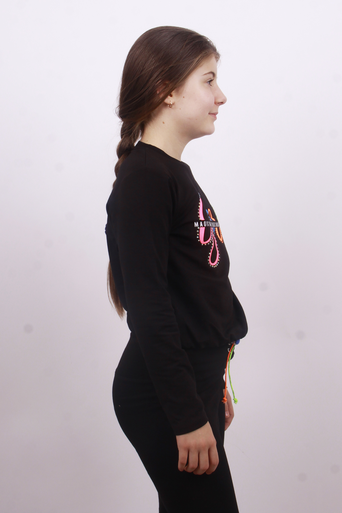 Toontoy Kız Çocuk Girl Baskılı Sweatshirt