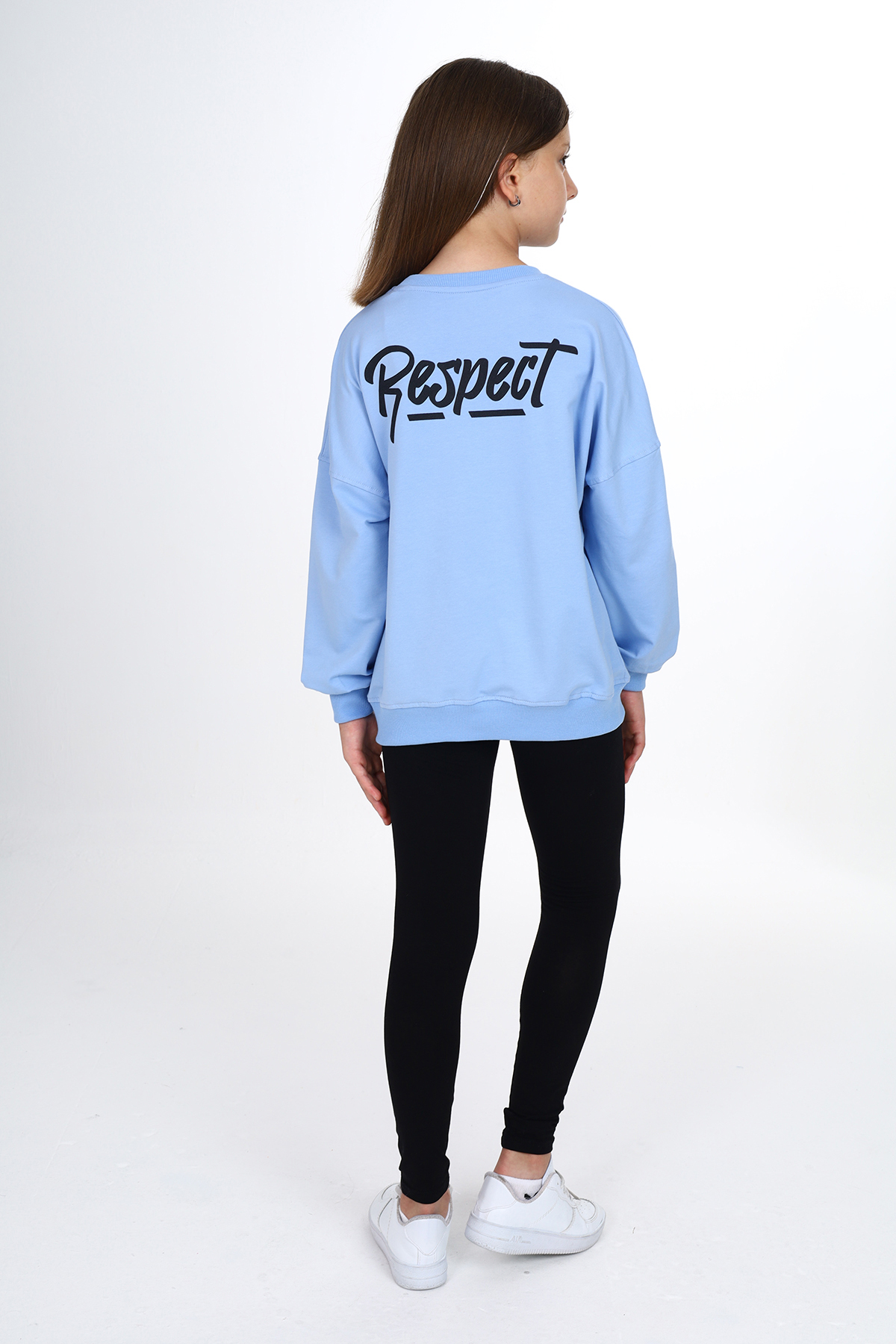 Toontoy Kız Çocuk Respect Baskılı Taytlı Takım