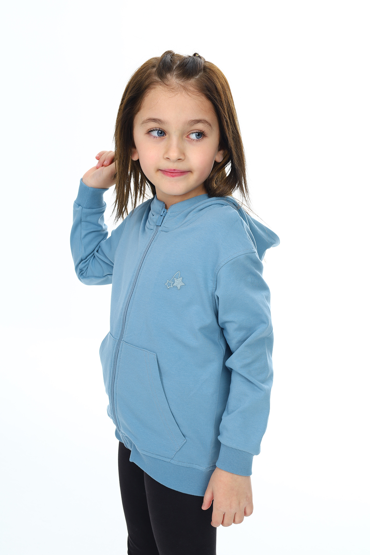 Toontoy  Kız Çocuk Nakışlı Hırka