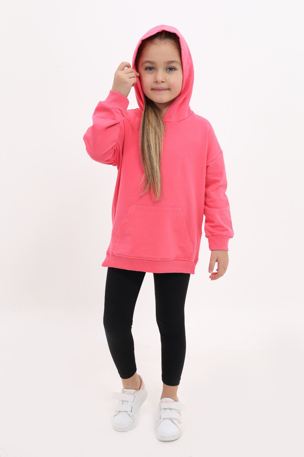 Toontoy Kız Çocuk Arkası Nakışlı Taytlı Takım