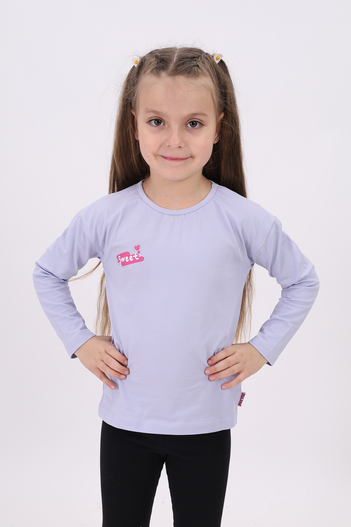 Toontoy Kız Çocuk  Sweet Baskılı Tişört