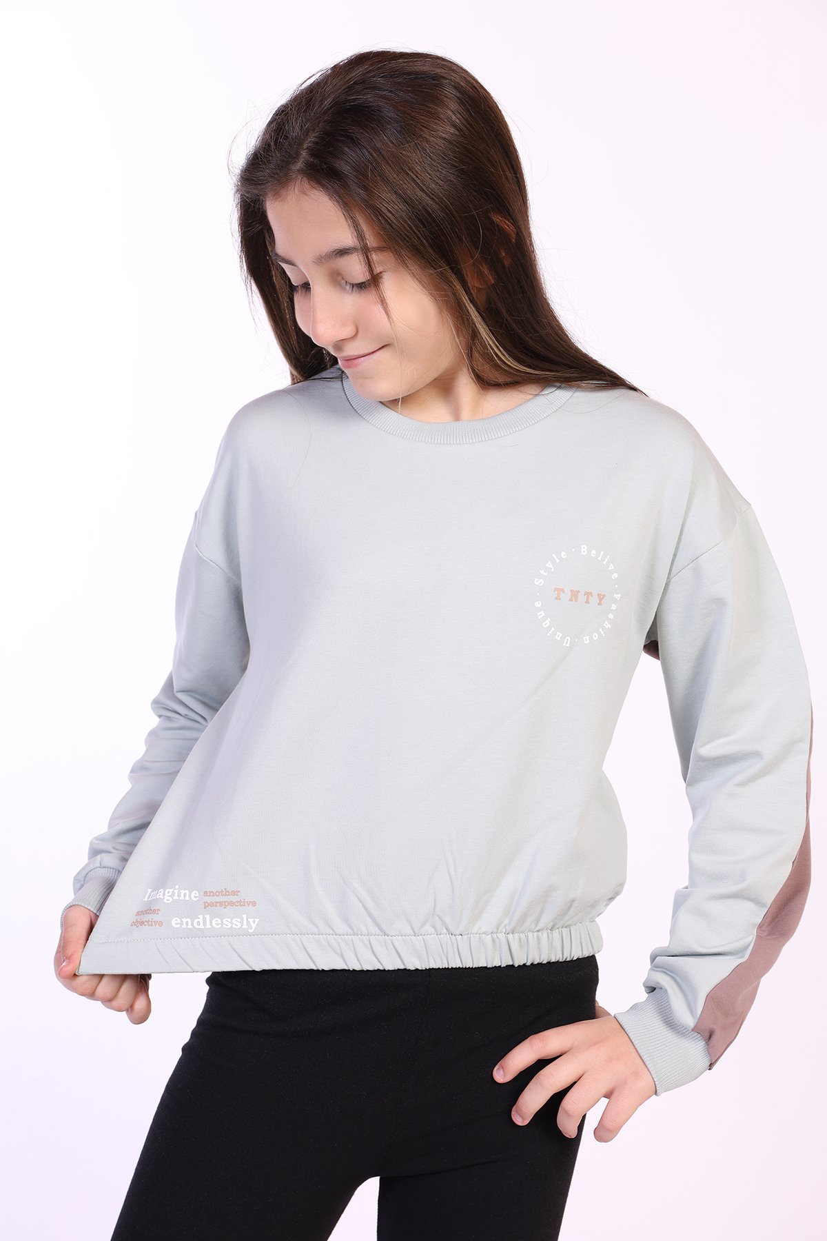 Toontoy Kız Çocuk Imagine Tnty Baskılı Sweatshirt
