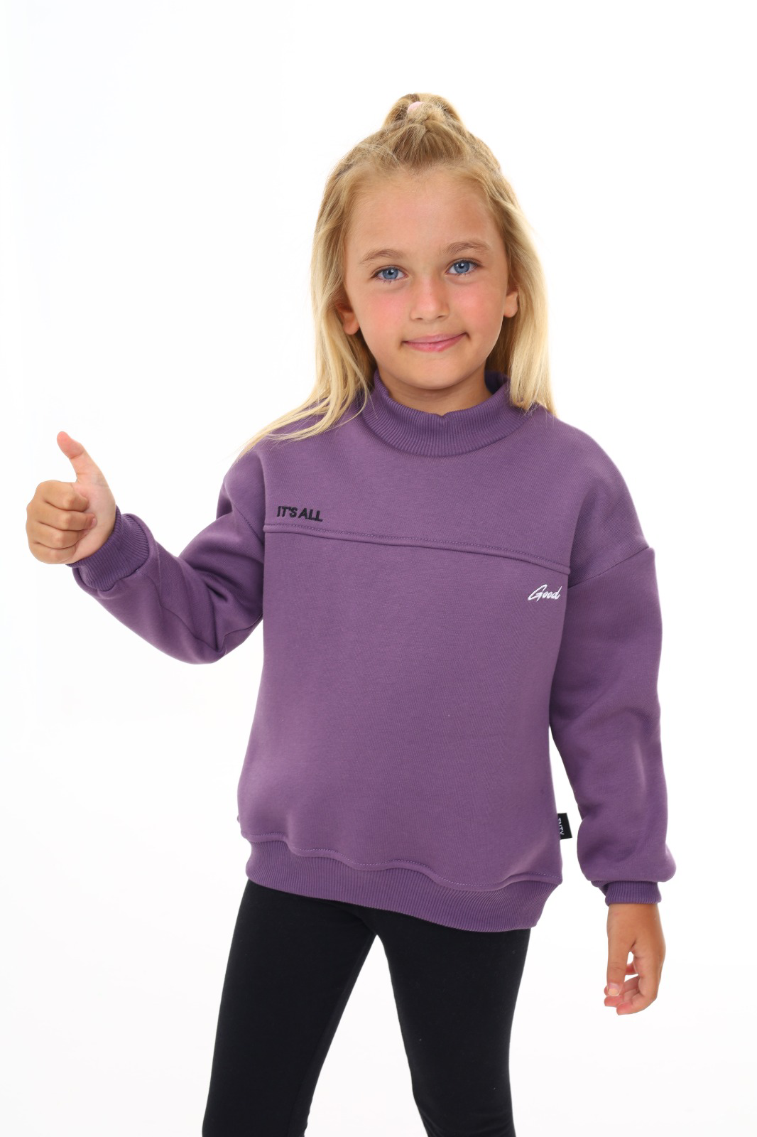 Toontoy Kız Çocuk Nakışlı Sweatshirt