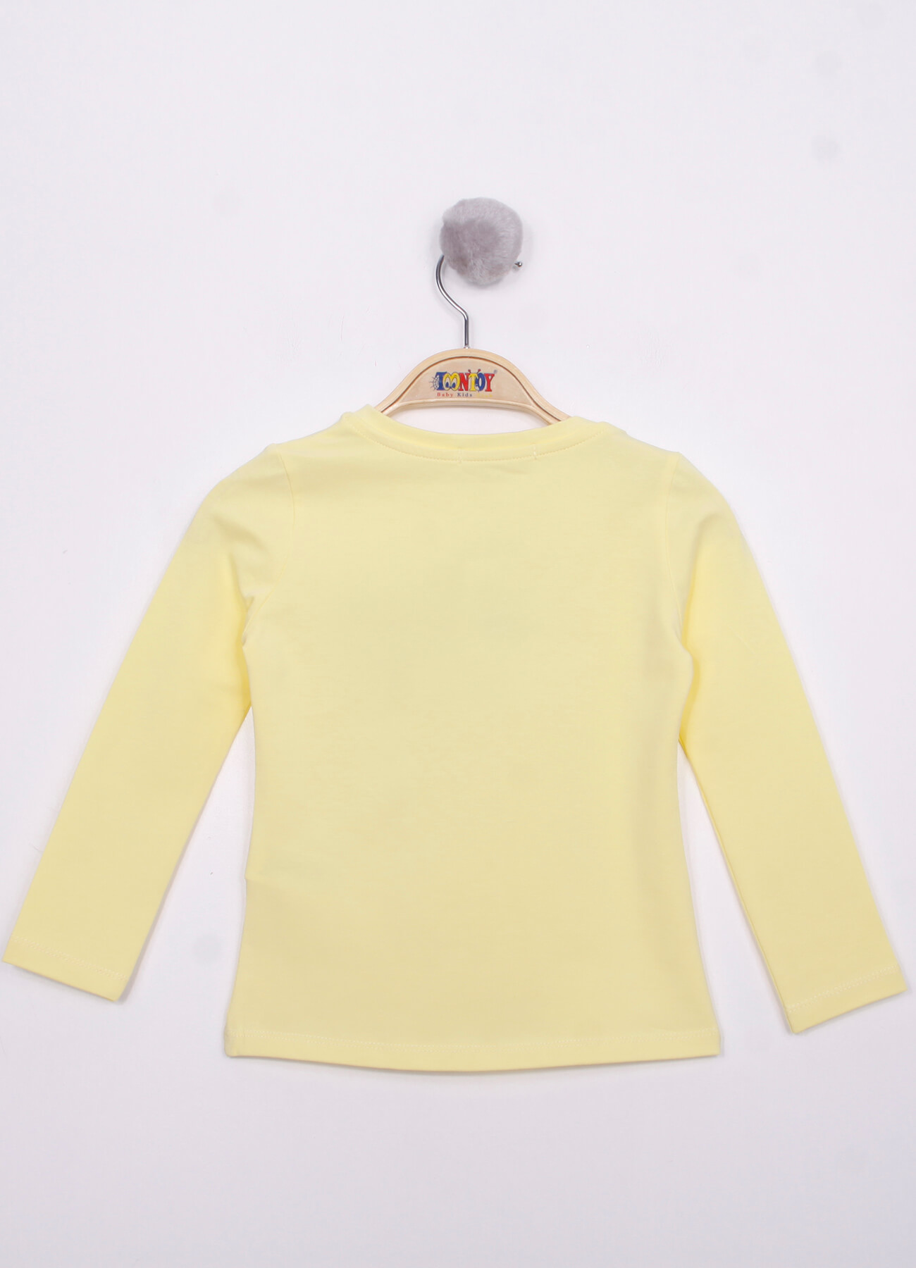 Toontoy Kız Çocuk Göğsü Pul Nakışlı T-Shirt