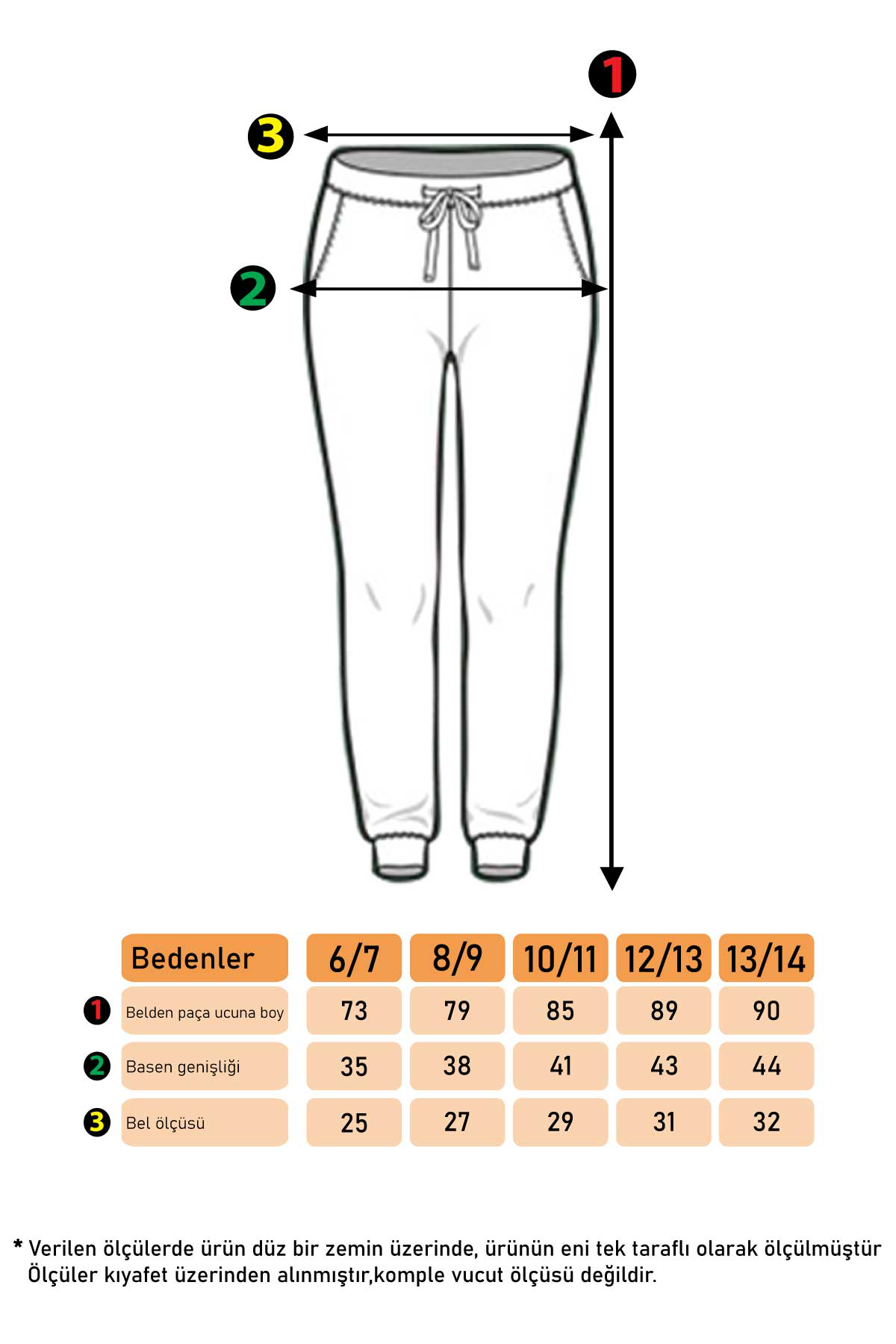 Toontoy Kız Çocuk Cep Detaylı Baskılı Eşofman Alt