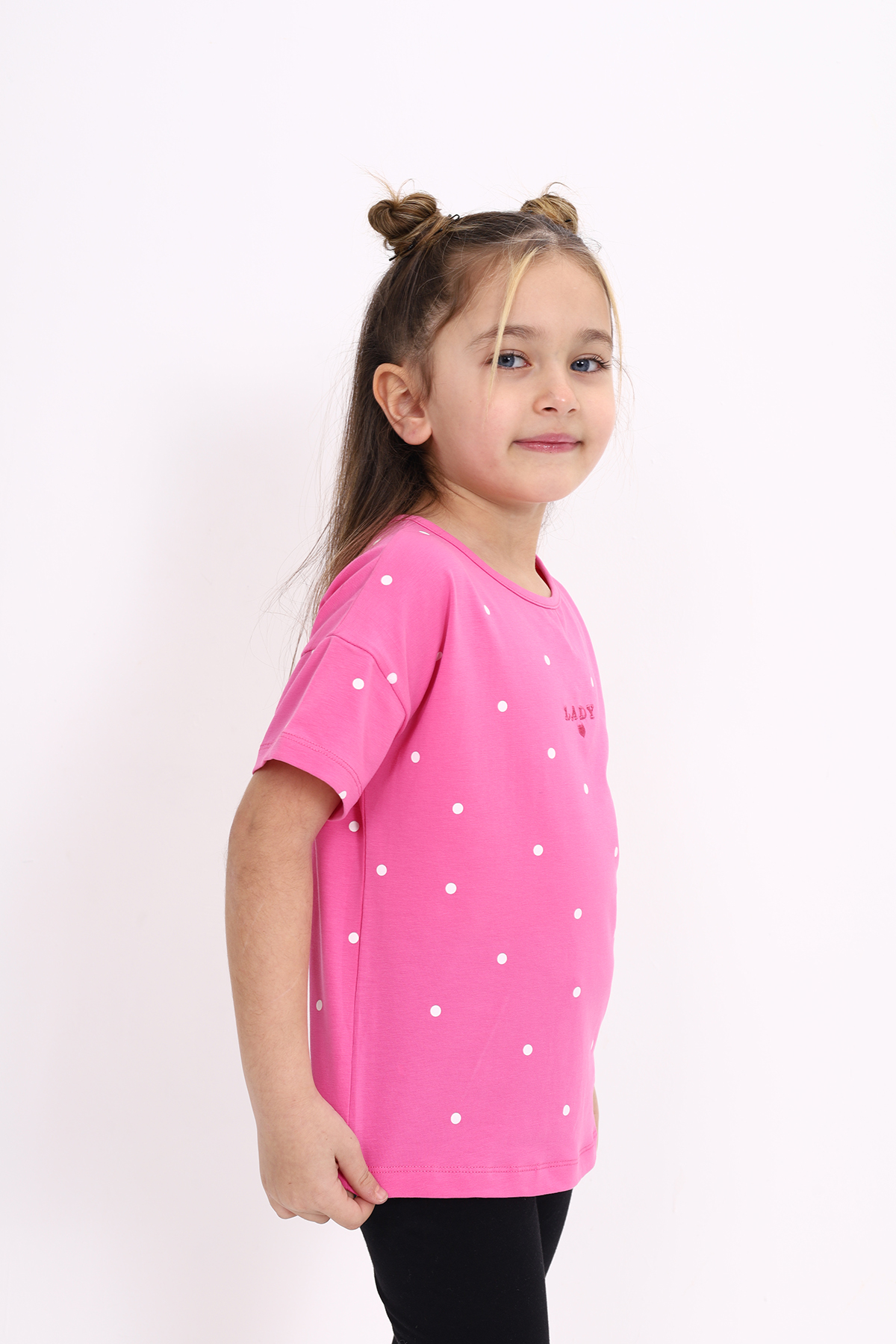 Toontoy Kız Çocuk Baskılı Tişört