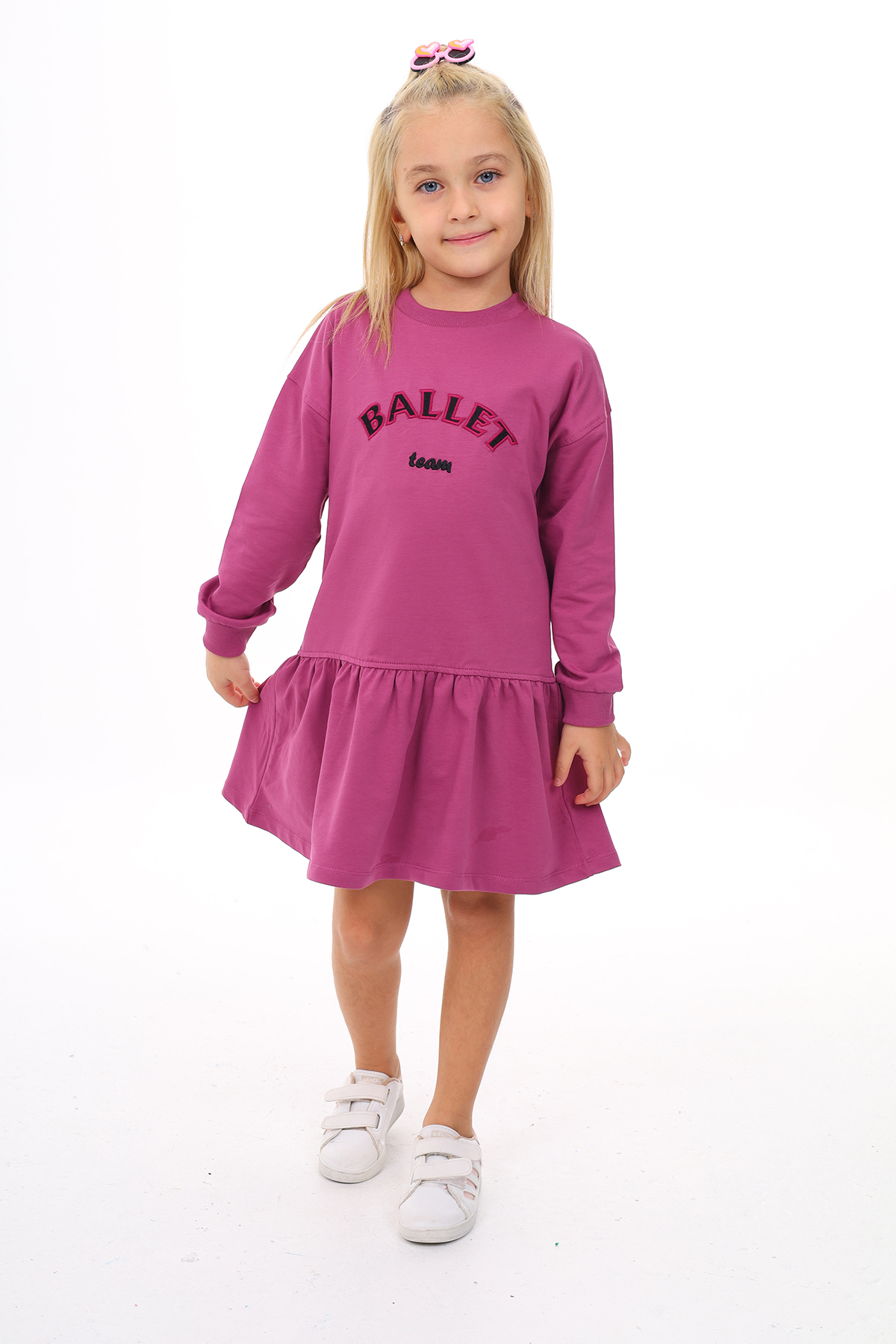 Toontoy Kız Çocuk Ballet Team Nakışlı Elbise