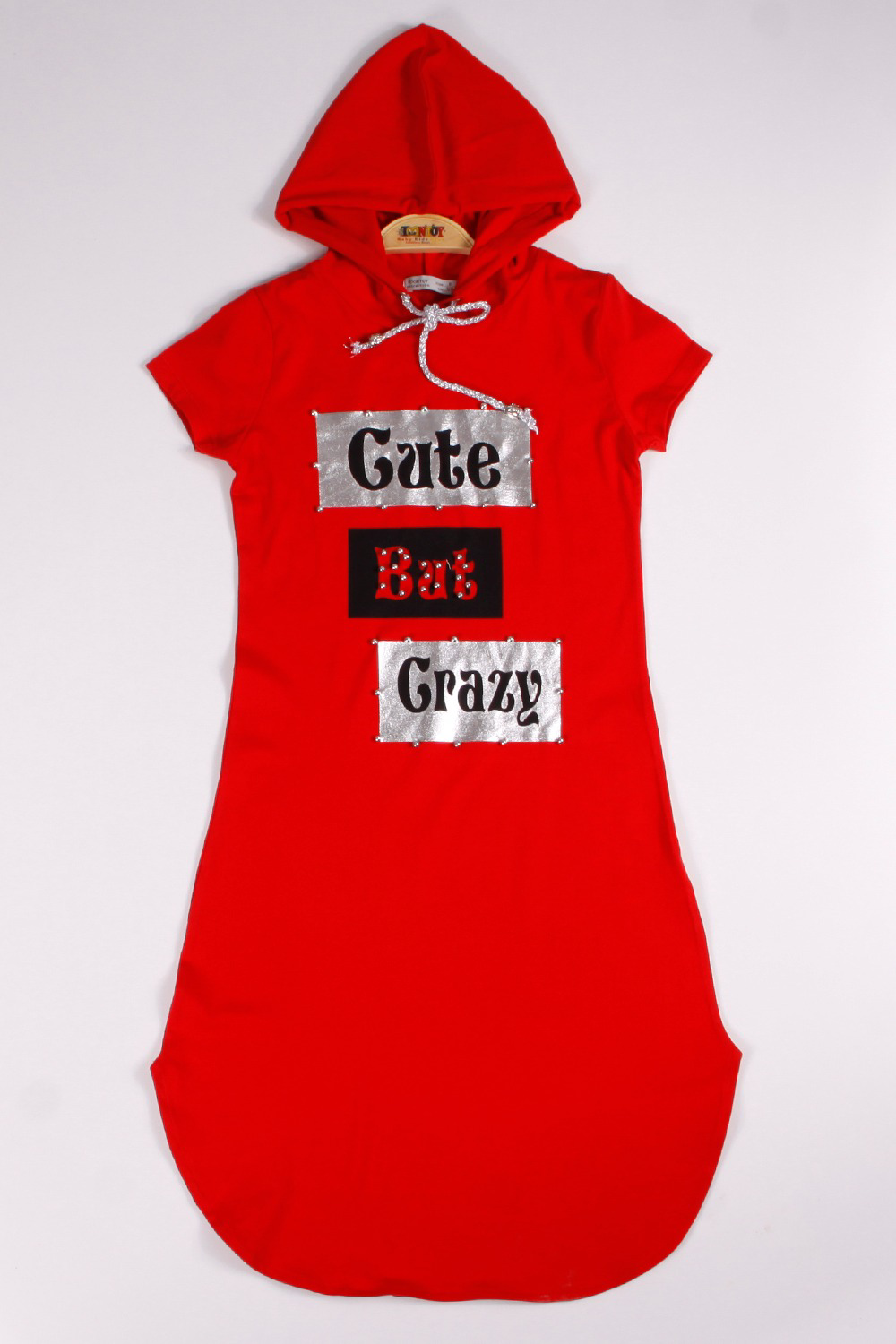 Toontoy Kız Çocuk Elbise Cute Baskılı