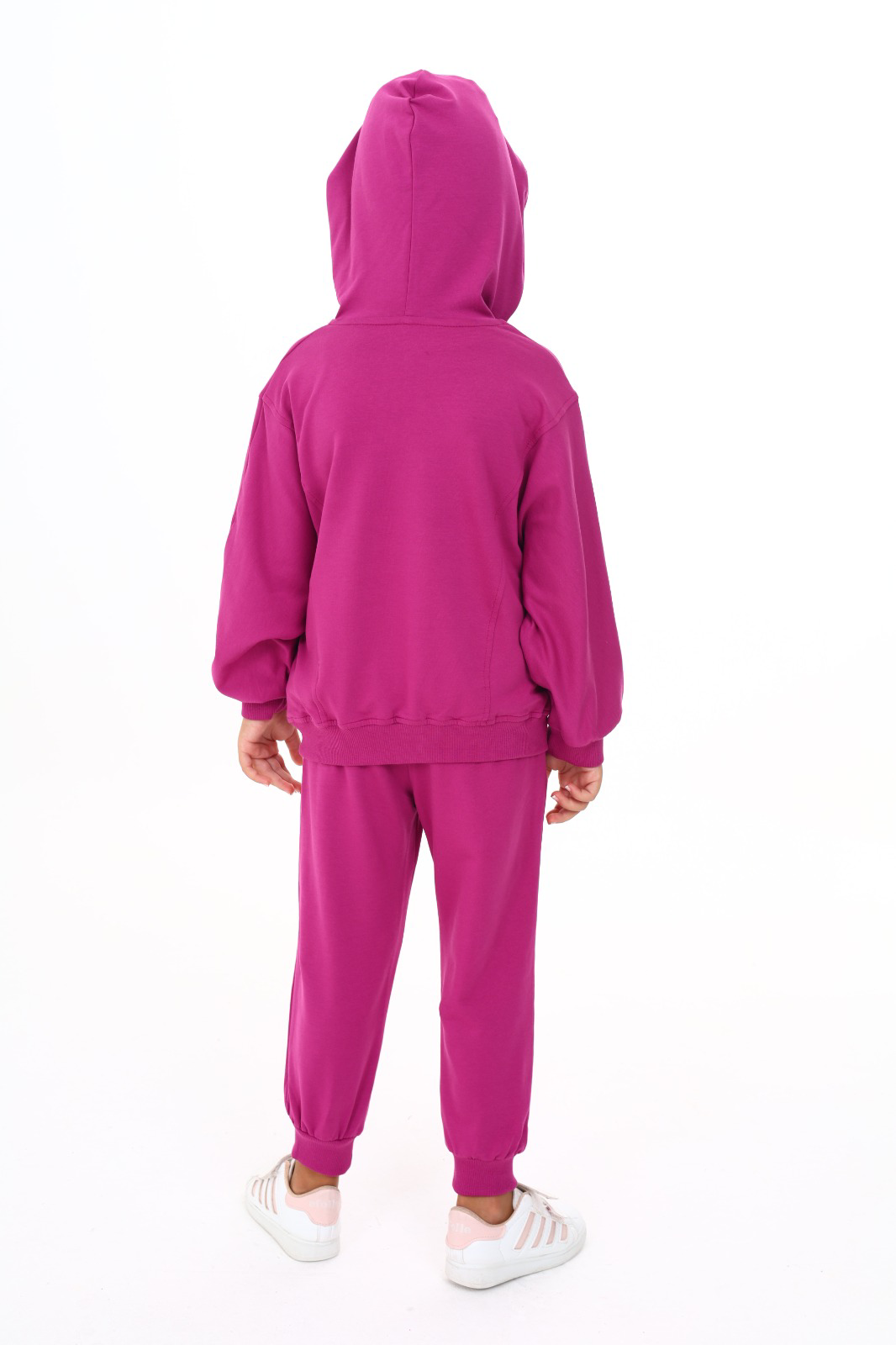 Toontoy  Kız Çocuk Yarasa Kol Armalı Eşofman Takım