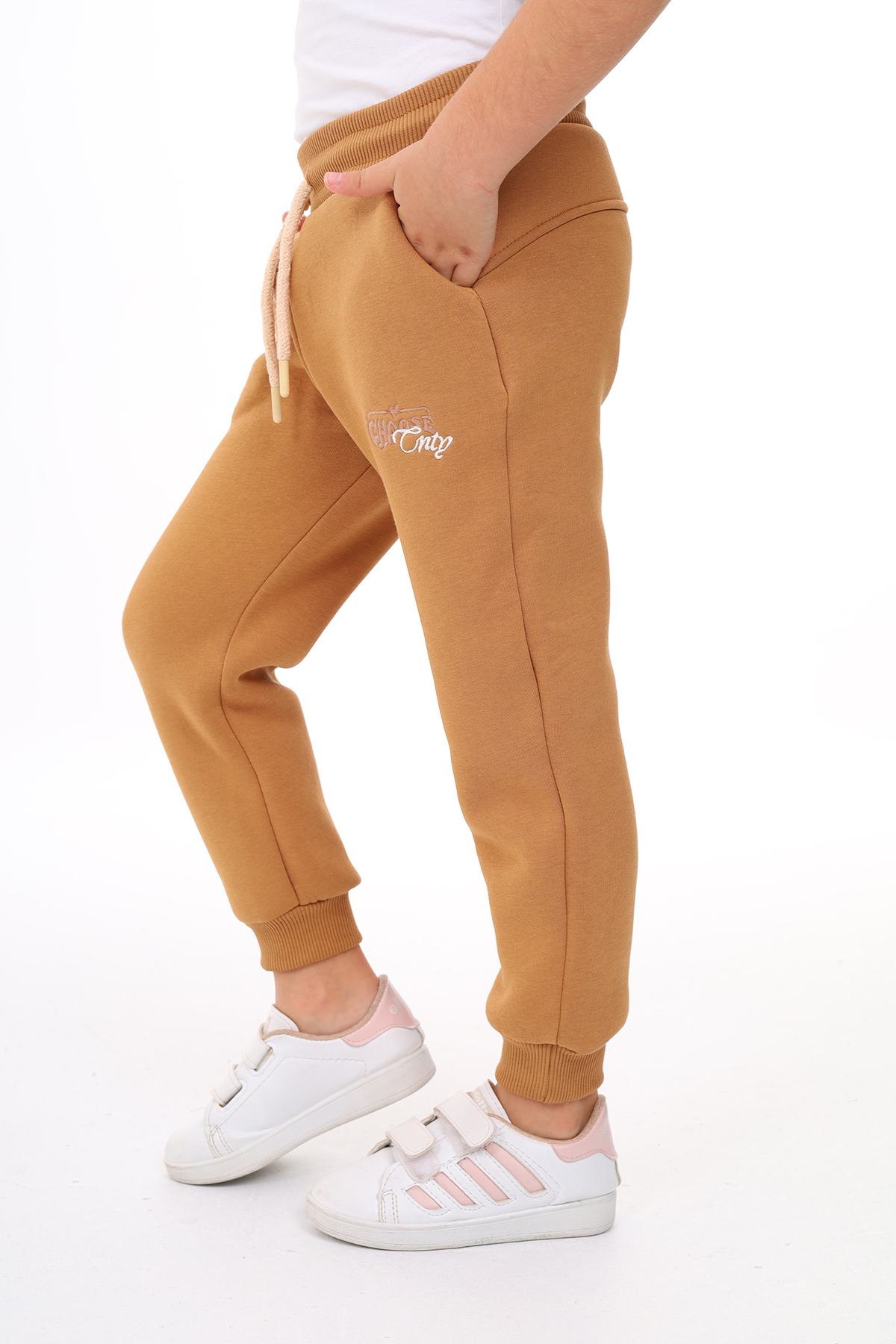 Toontoy Kız Çocuk Nakışlı Eşofman Alt