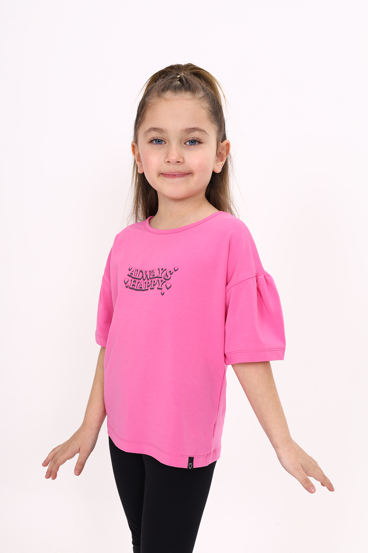 Toontoy Kız Çocuk Baskılı Tişört