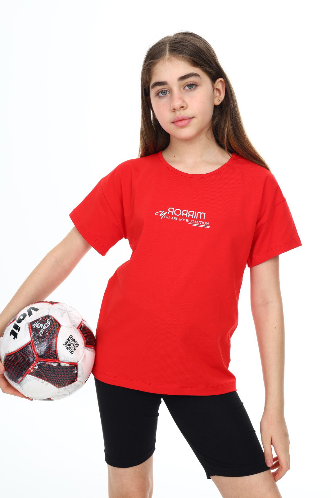 Toontoy Kız Çocuk Baskılı Tişört