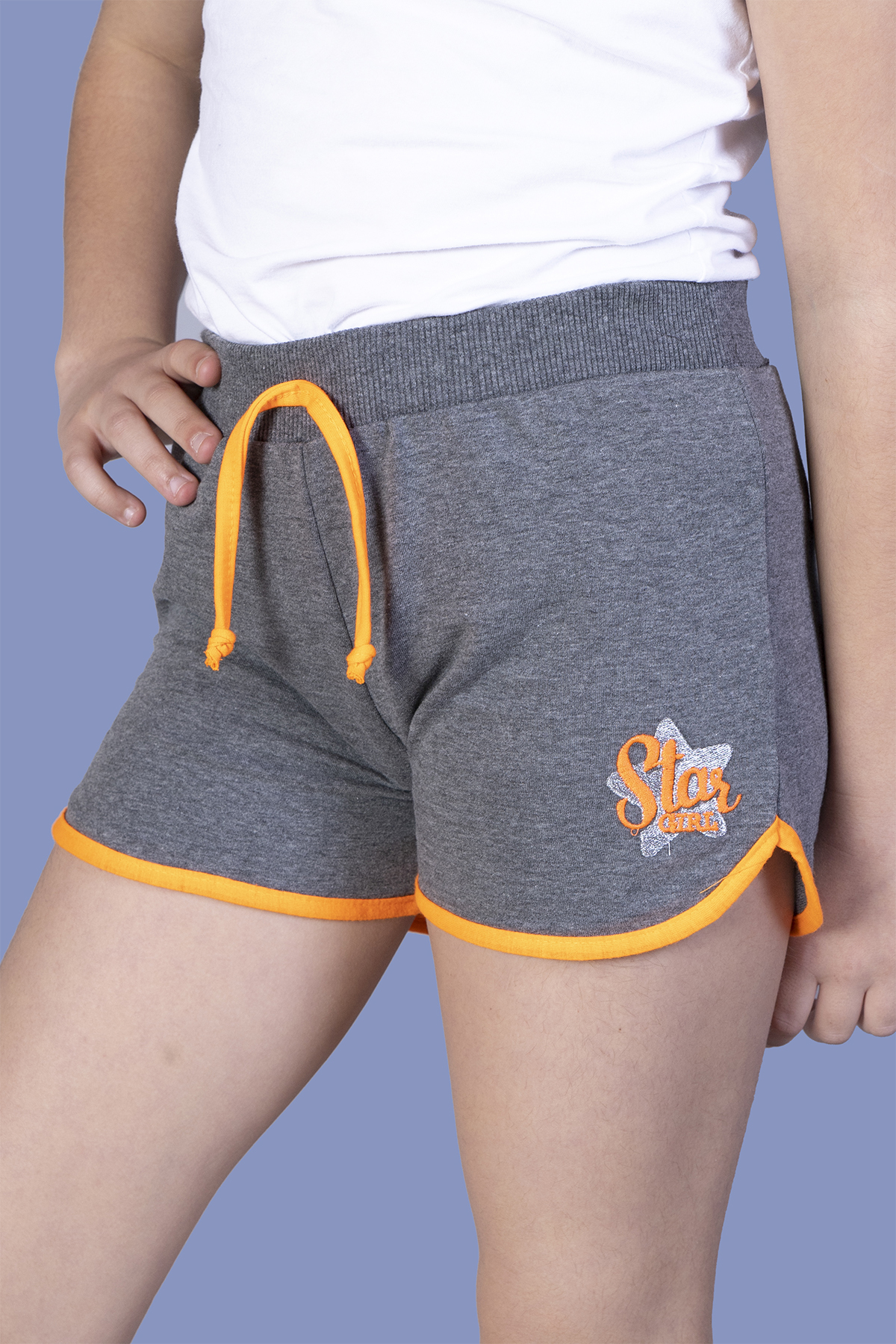 Toontoy  Kız Çocuk Star Girl Nakışlı Şort