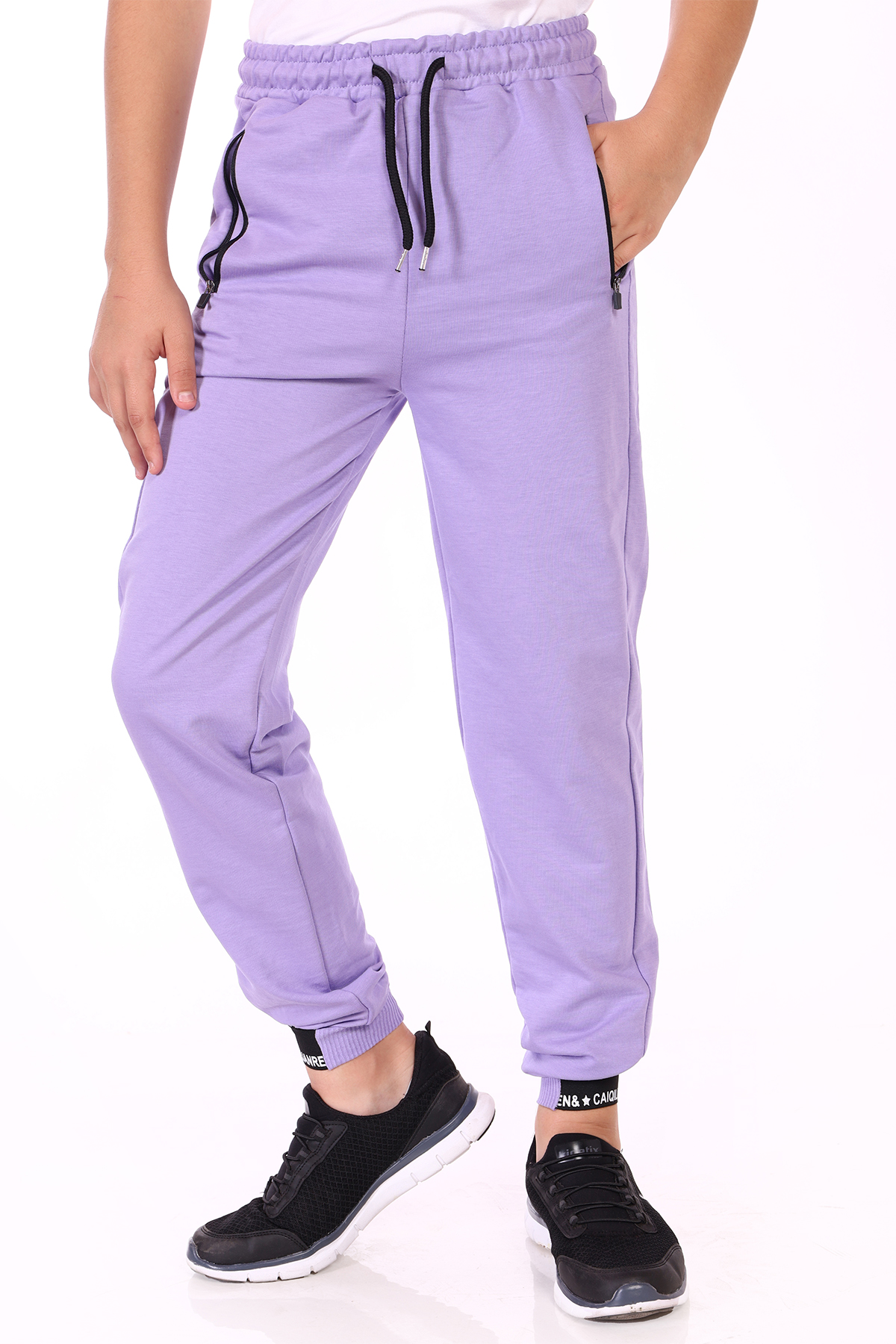 Toontoy Kız Çocuk Cepli Jogger Eşofman Alt