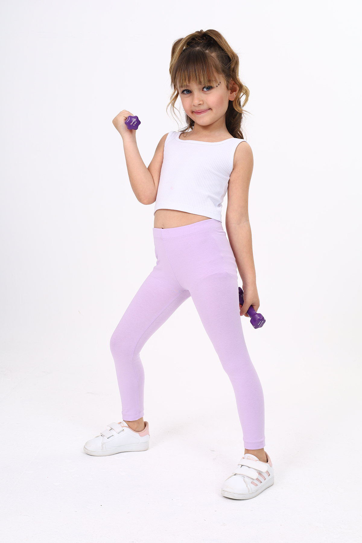 Toontoy  Kız Çocuk Düğme Detaylı Şortlu Etek