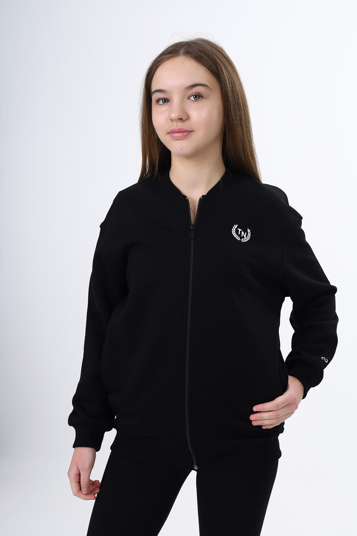 Toontoy Kız Çocuk Baskılı Hırka