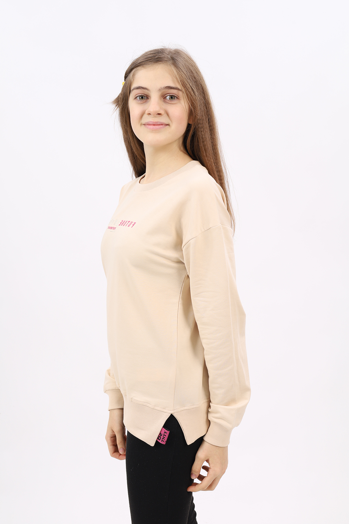 Toontoy Kız Çocuk Nakışlı Sweatshirt