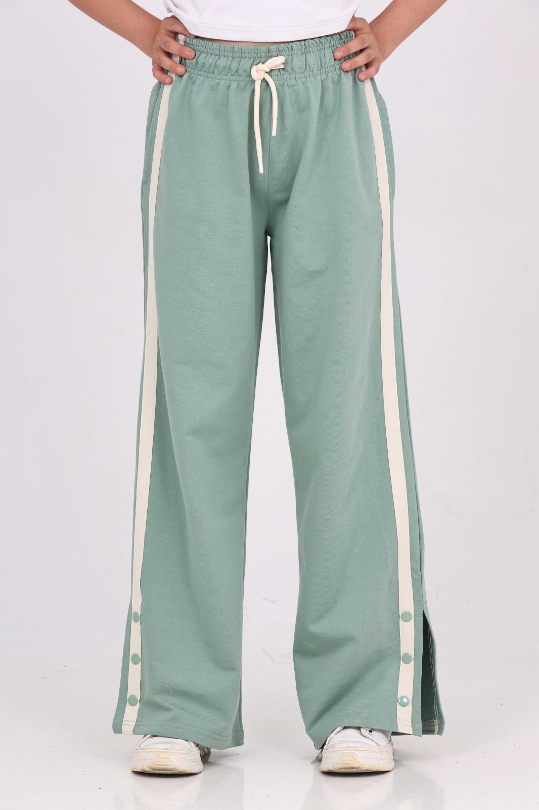 Toontoy Kız Çocuk Boydan Şeritli Eşofman Alt