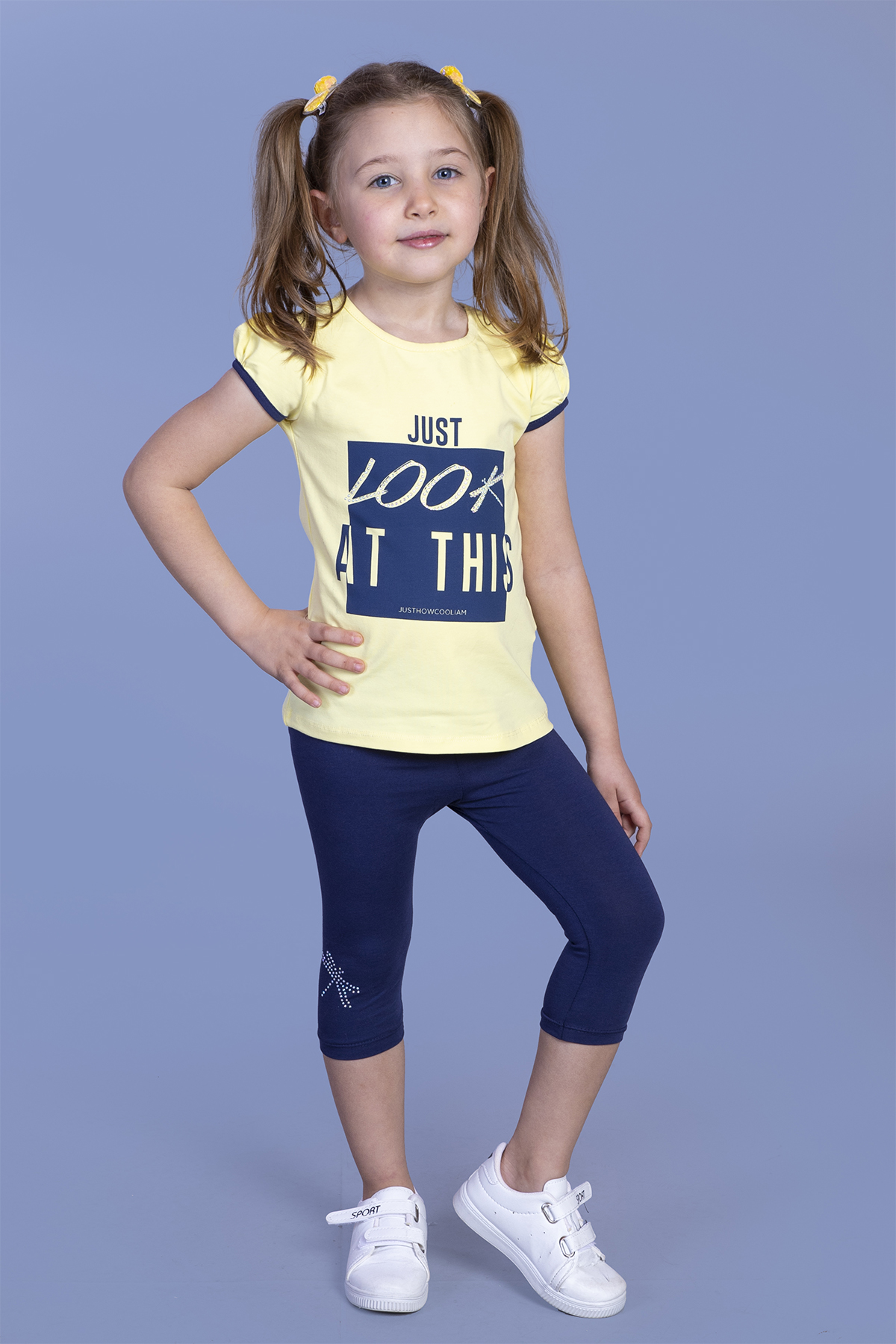 Toontoy Kız Çocuk Taytlı Takım